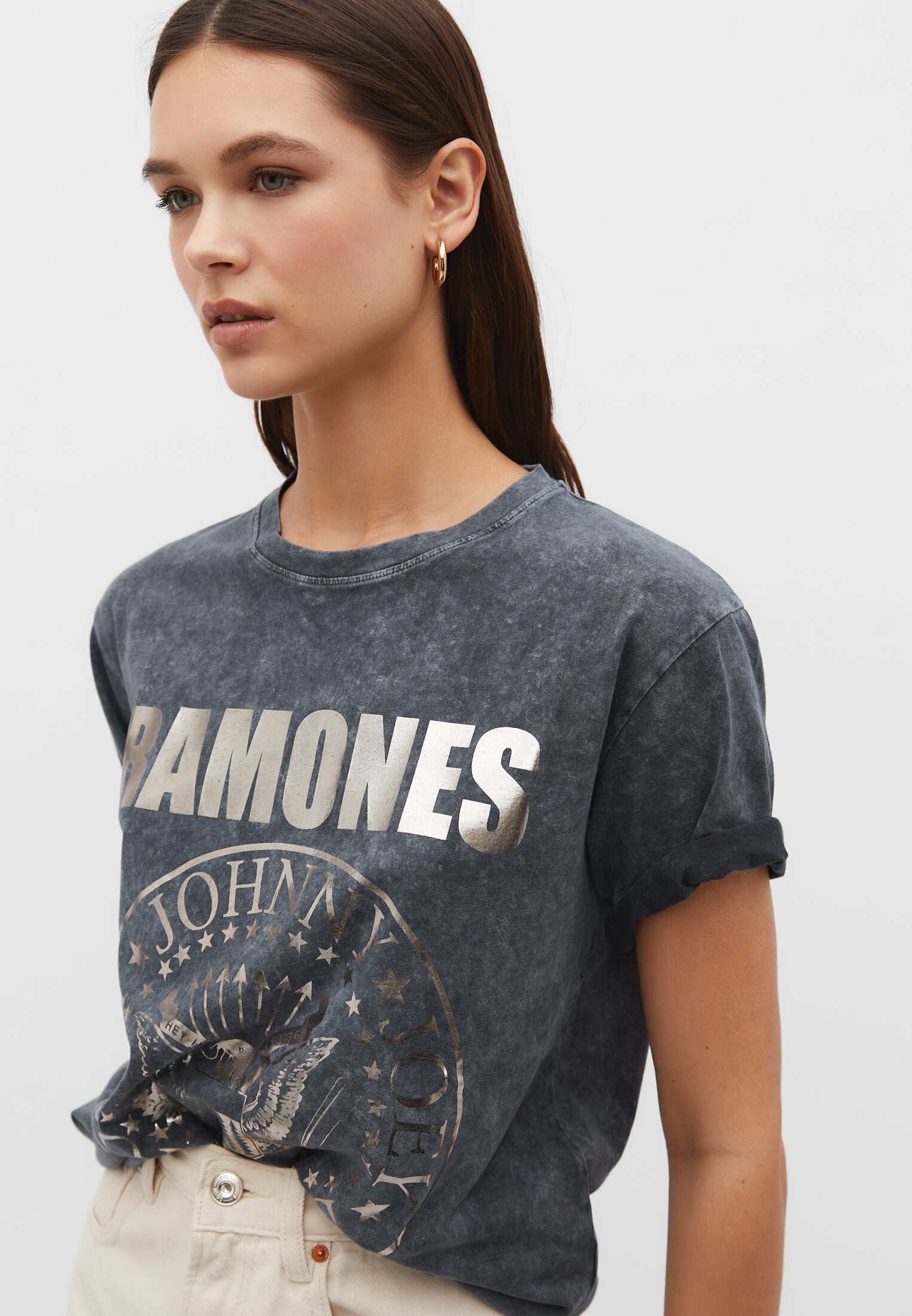 Camiseta Ramones brillo