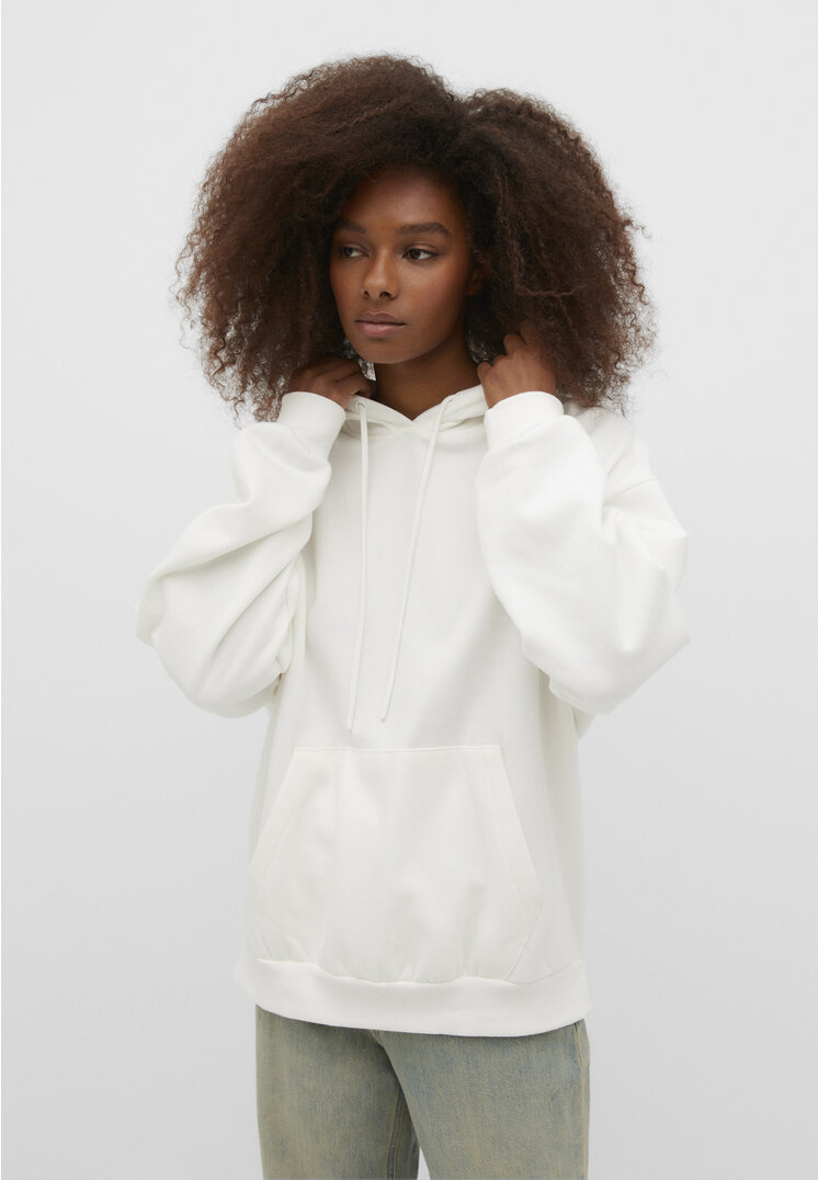 

Stradivarius Oversize-Sweatshirt Ecru XS