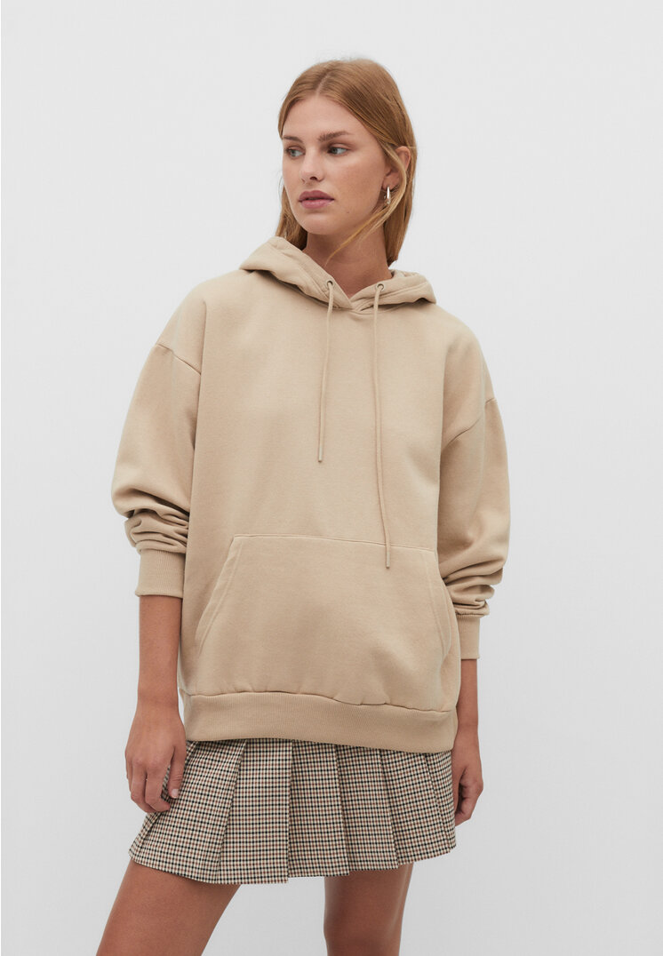 

Stradivarius Oversize-Sweatshirt Steingrau XS