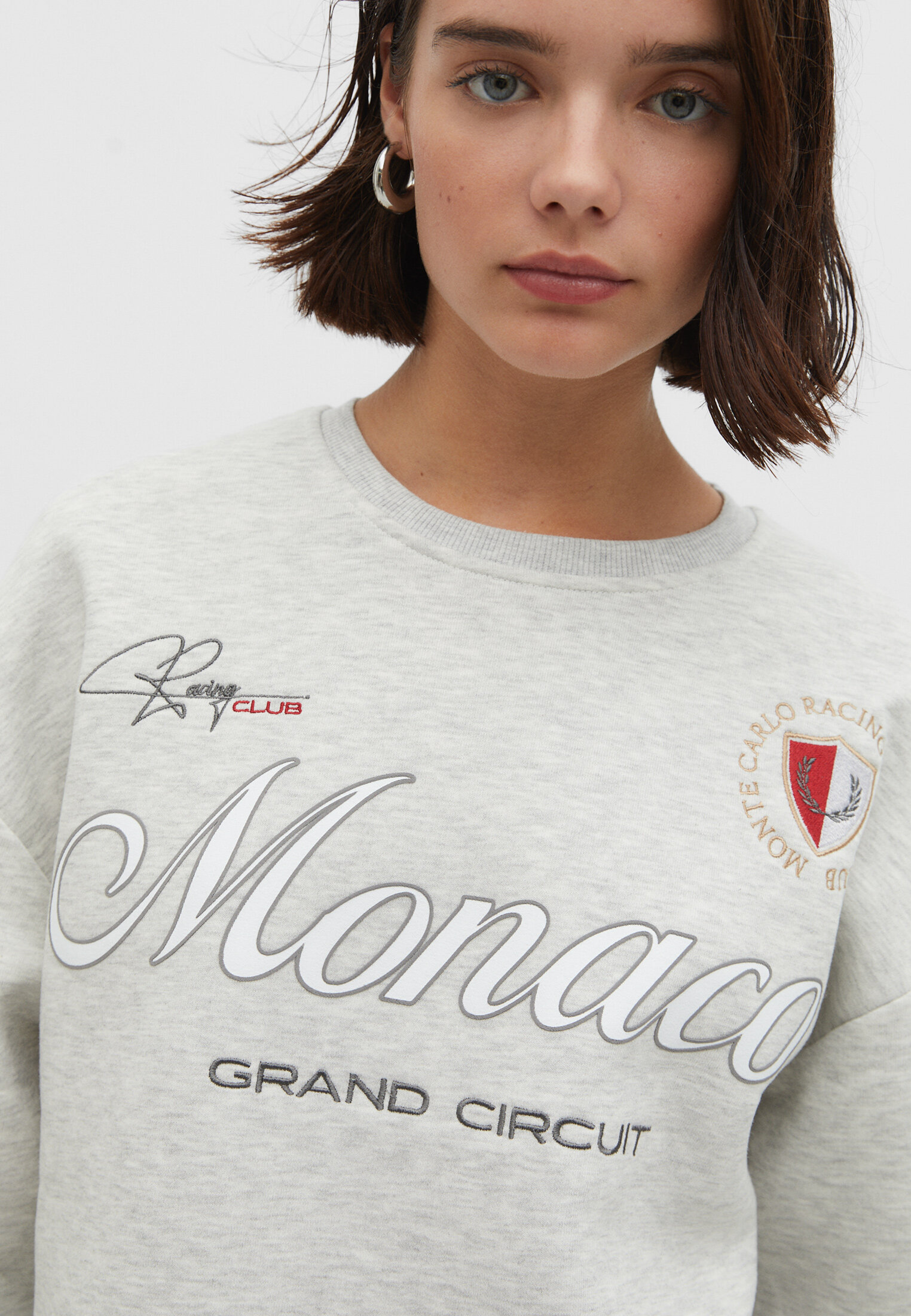 Racing sweatshirt - Women's fashion | Stradivarius United States