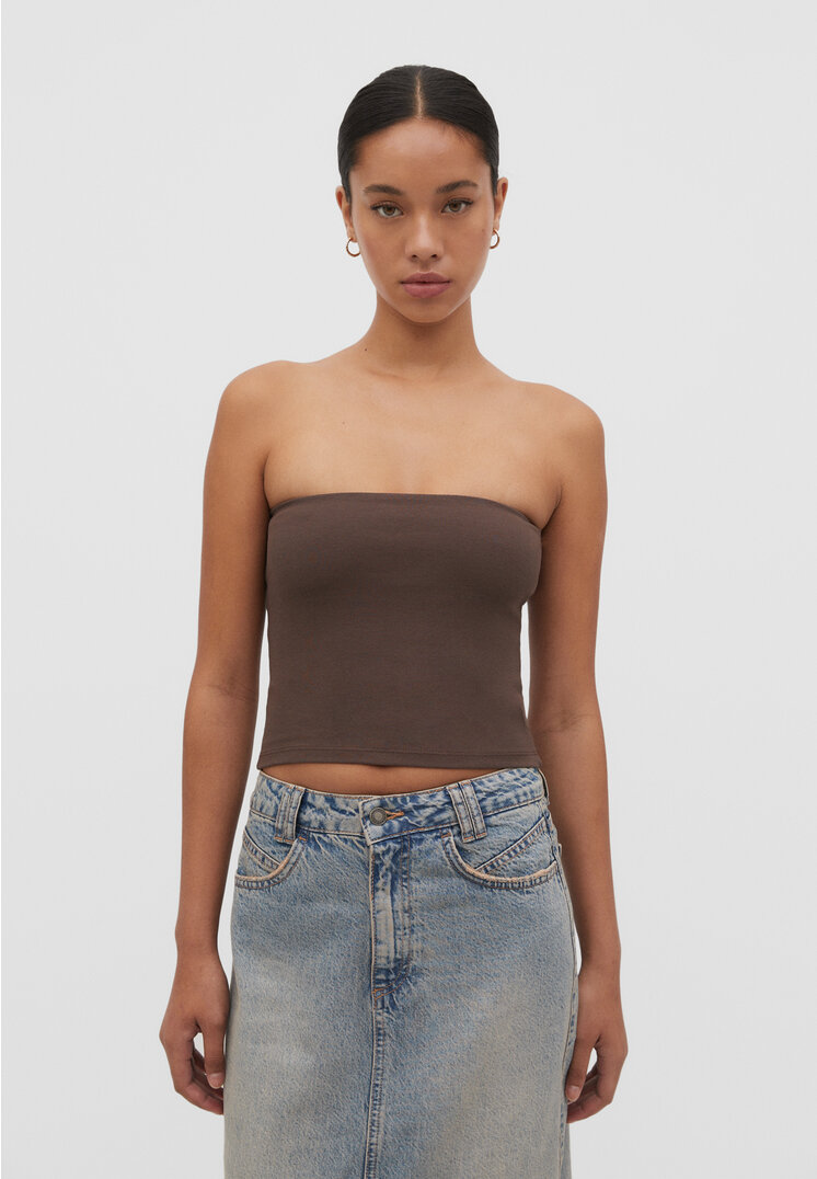 

Stradivarius Basic-Bandeau-Top Braun M