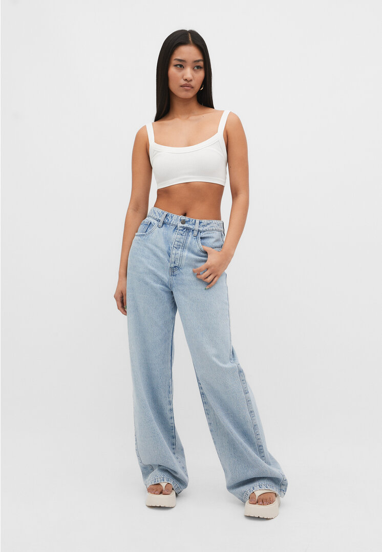 

Stradivarius Nahtlose Bralette Steingrau XL