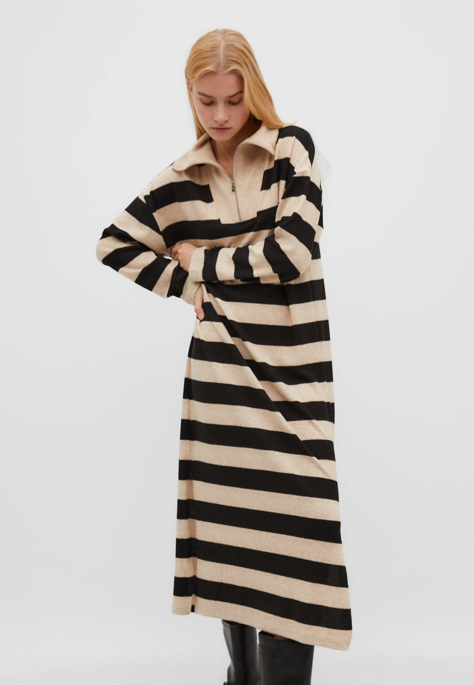 Stradivarius striped clearance dress