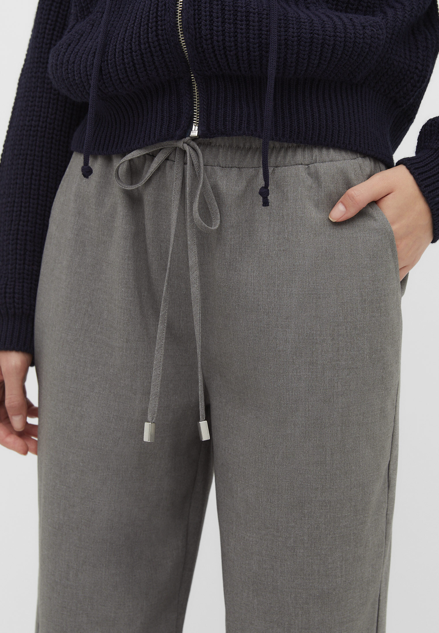 Stradivarius grey online joggers