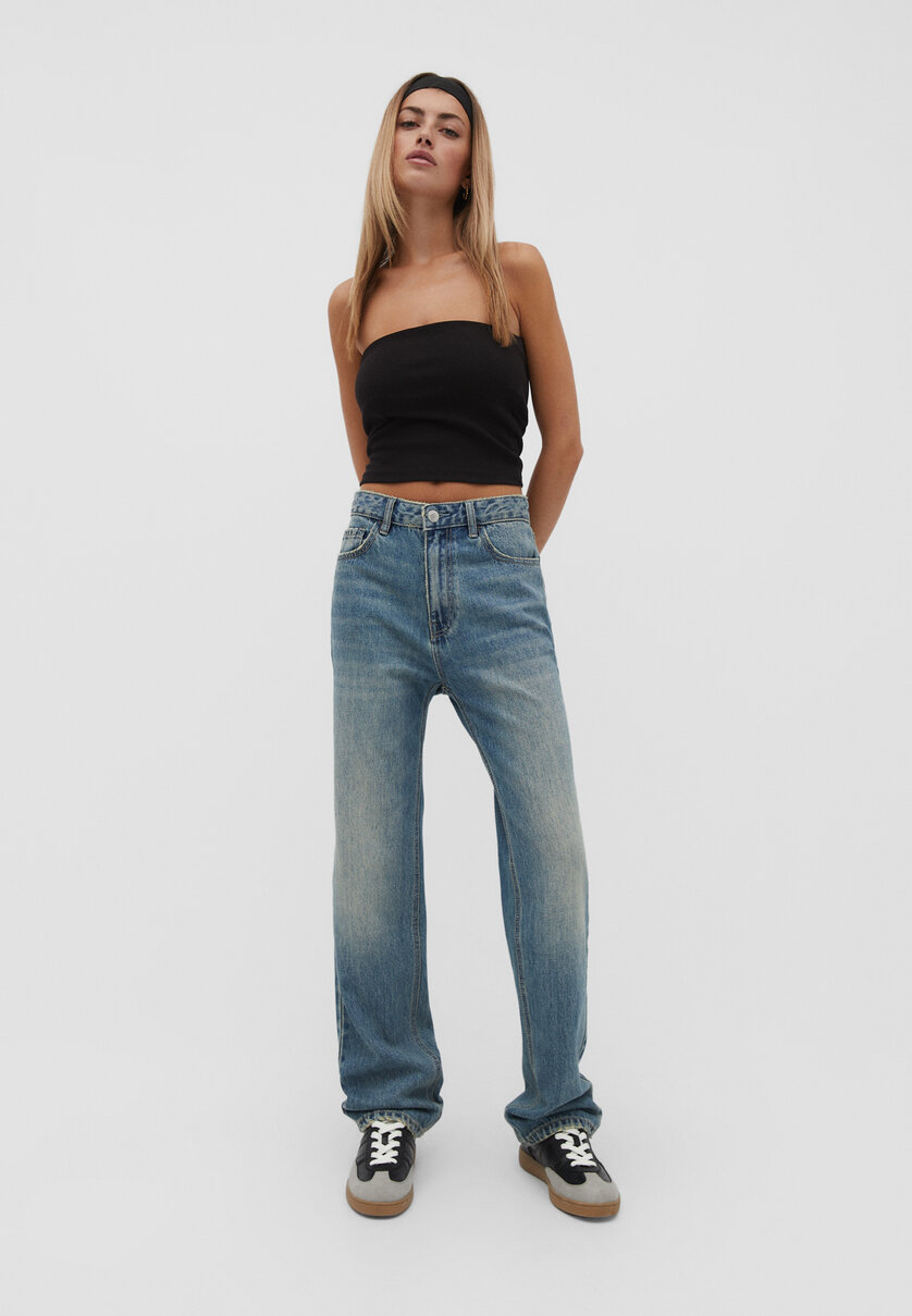 Jeans med rak passform