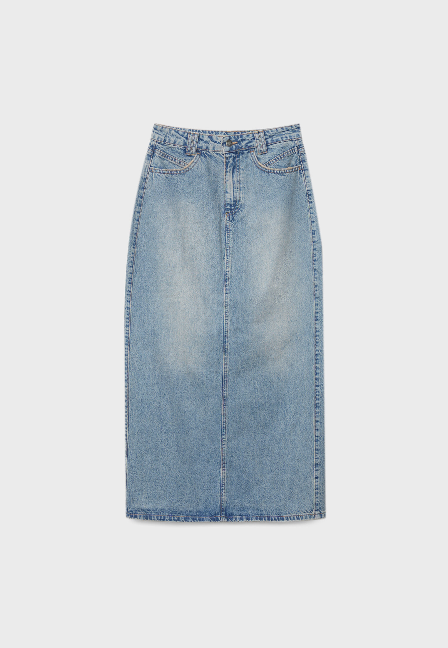 Stradivarius jupe en jean hot sale