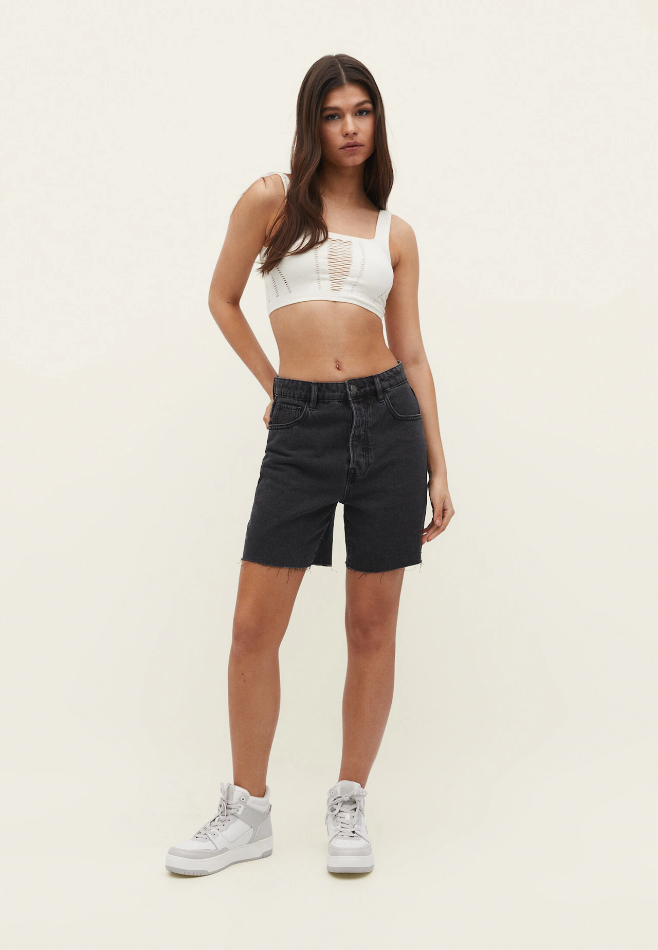 Perforated bralette - Women's fashion
