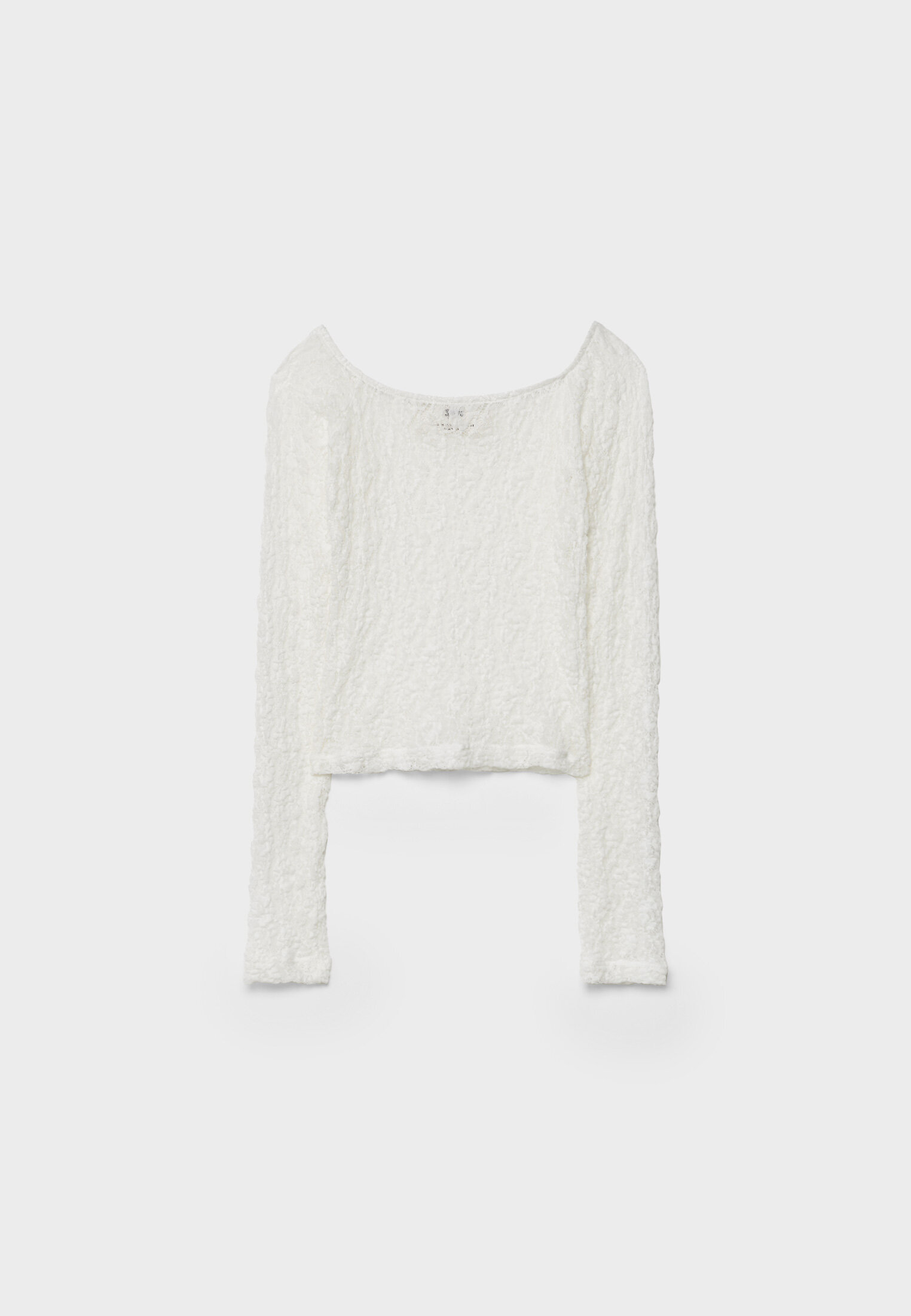 White lace hotsell shirt long sleeve