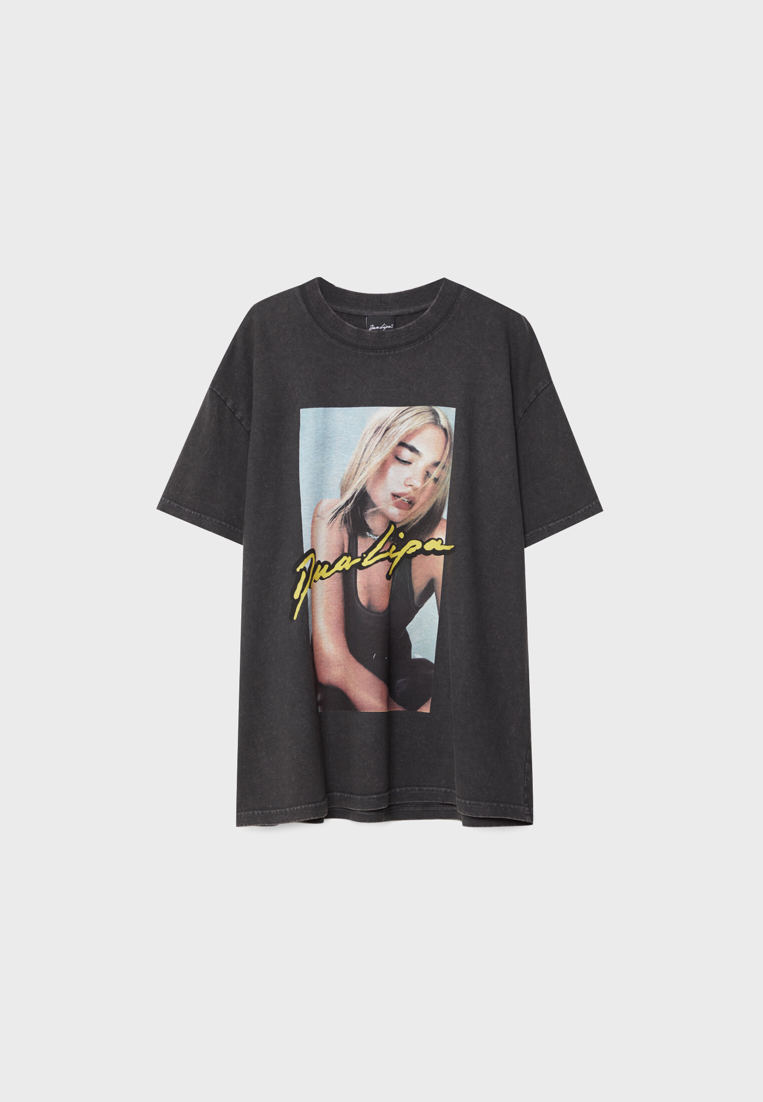 Dua Lipa logo T shirt Women s fashion Stradivarius United States