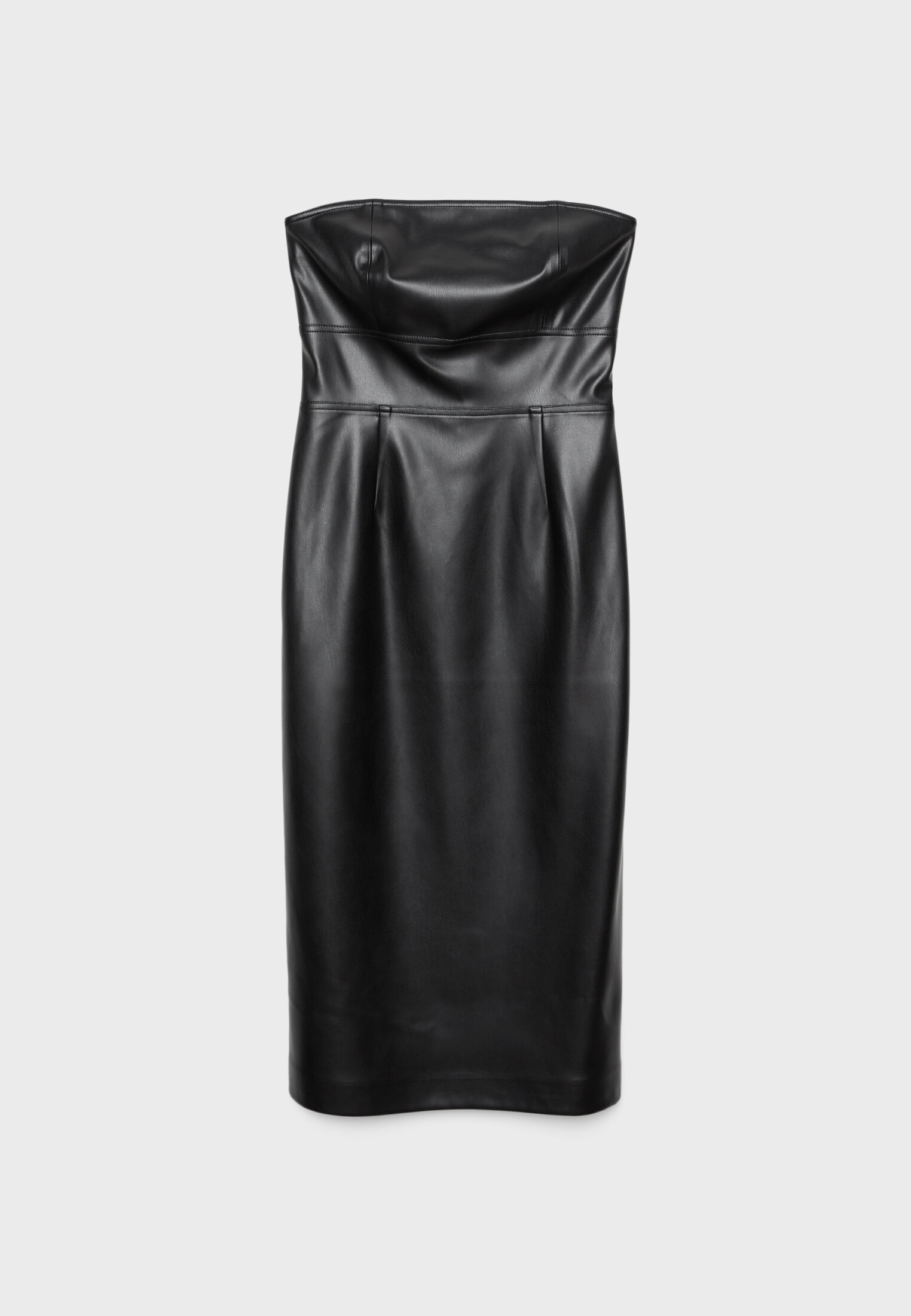 Robe simili cuir discount stradivarius