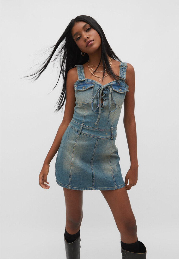 Select denim hot sale dress