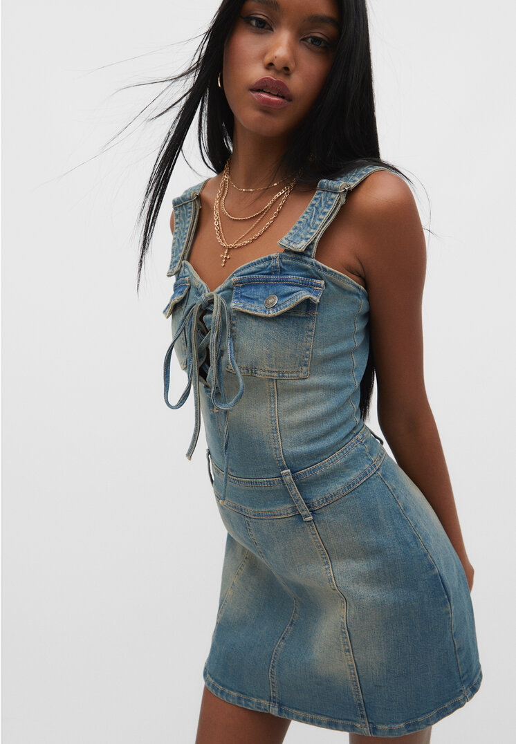 Urban outfitters denim clearance dress