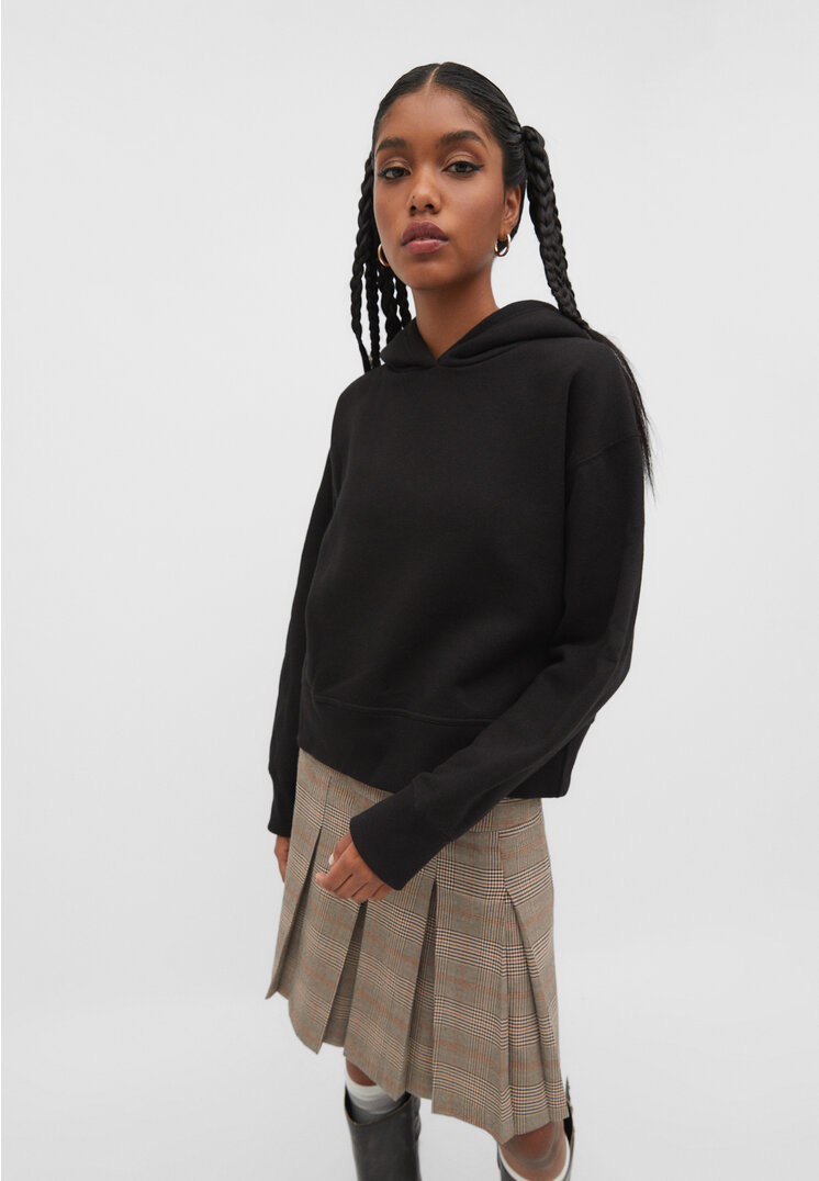 

Stradivarius Basic-Hoodie Schwarz M