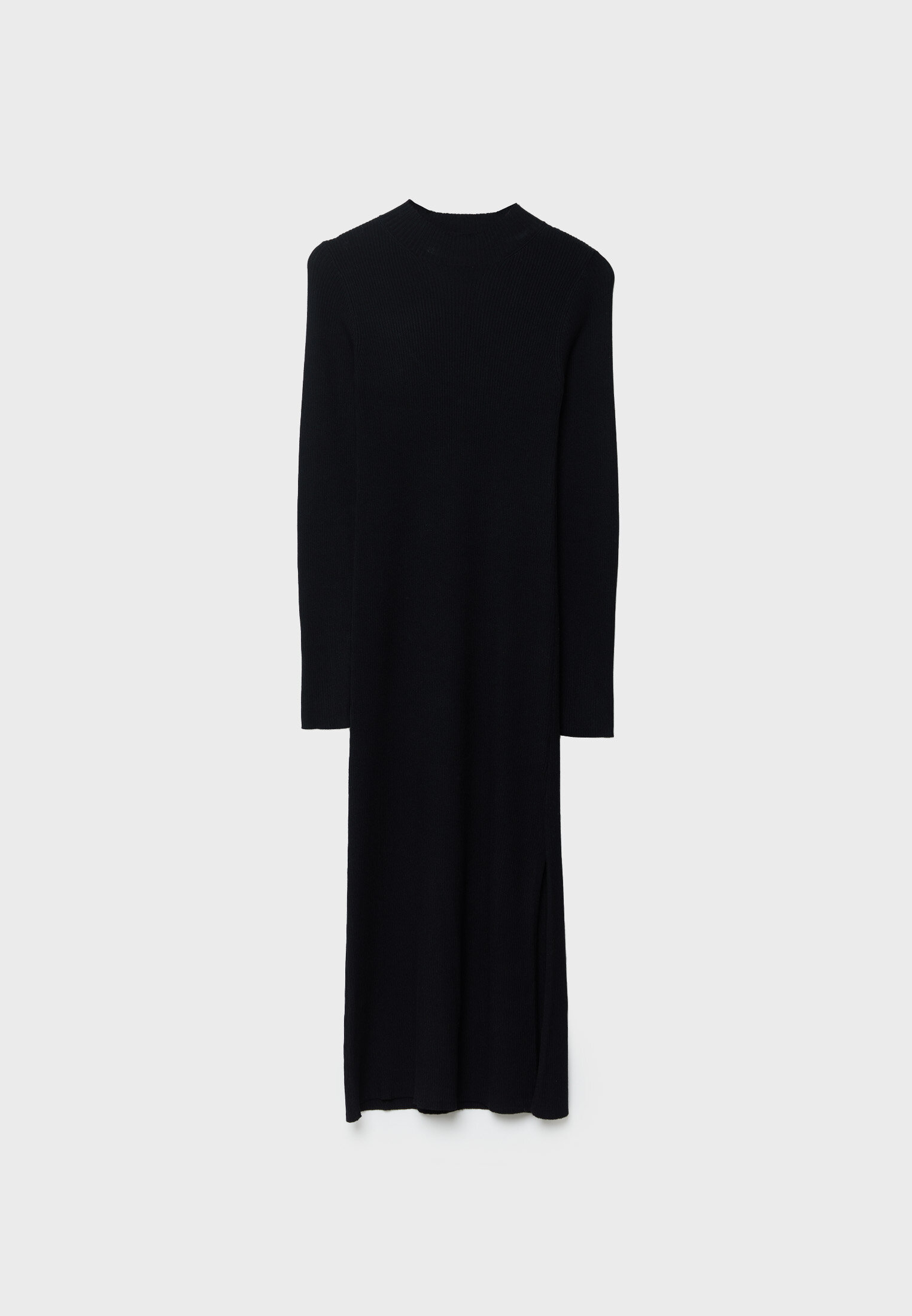 High neck knit midi dress - Women's fashion | Stradivarius United