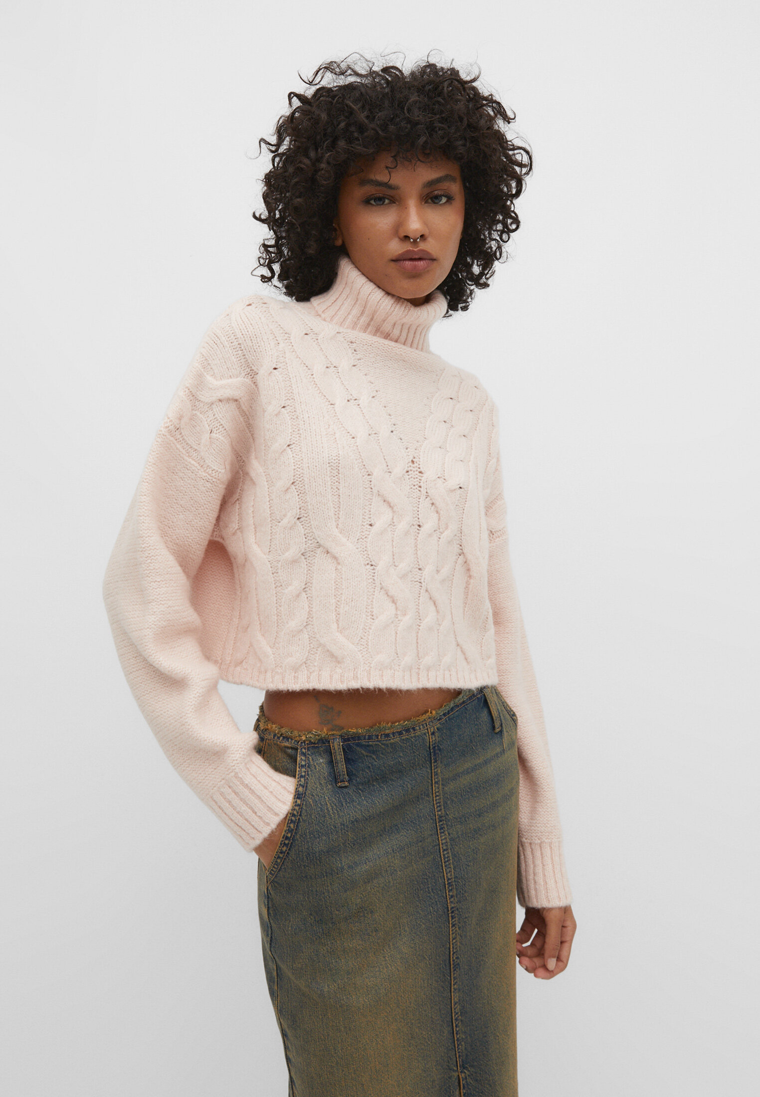 Forever 21 hotsell cable knit sweater