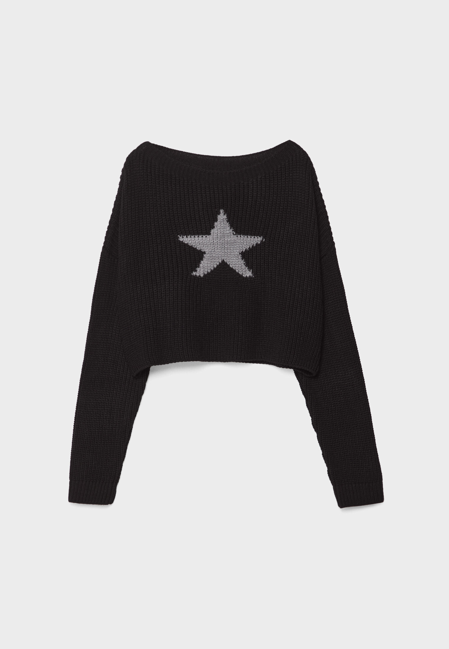 Star knit sweater - Women's fashion | Stradivarius United Kingdom