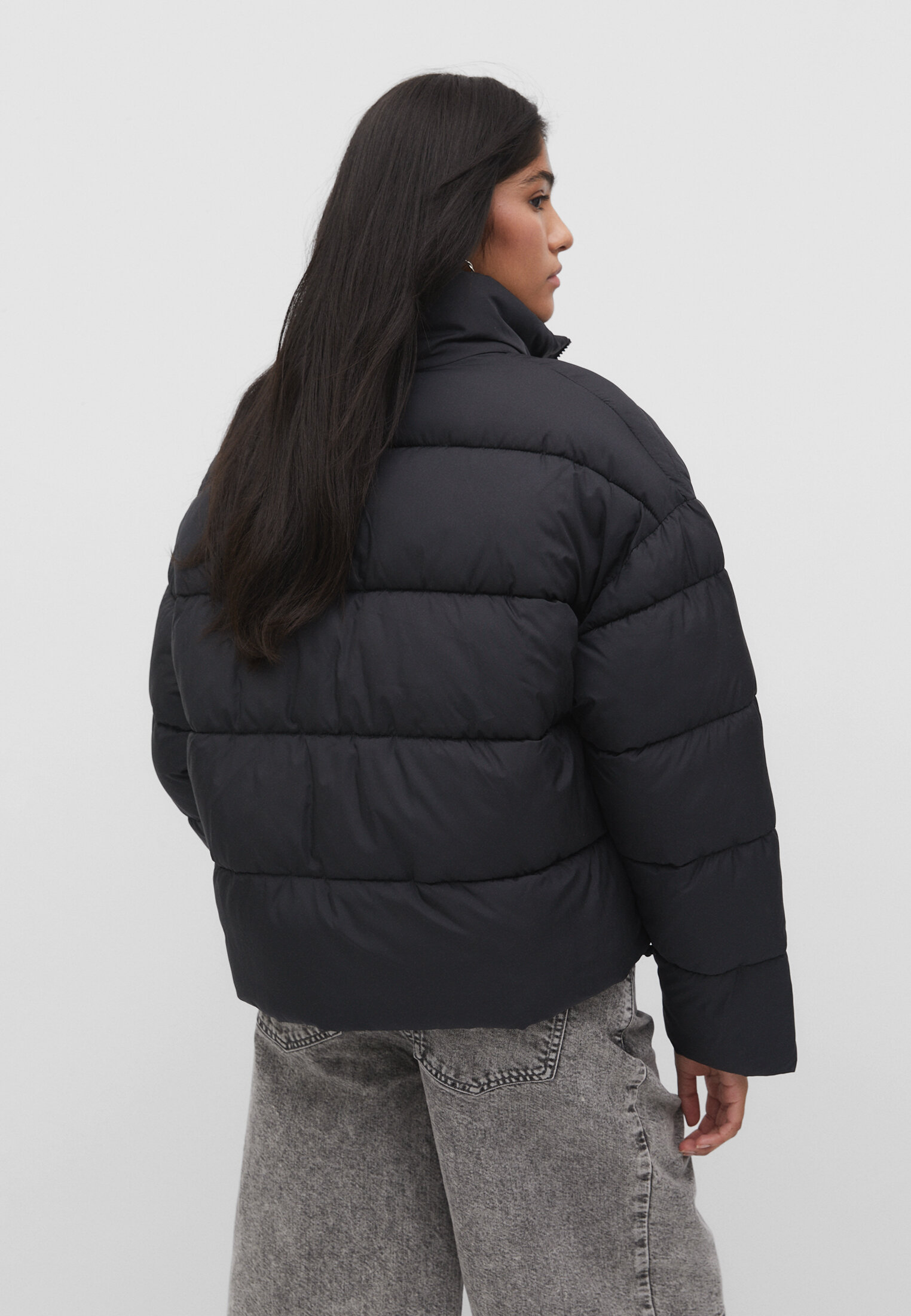 Puffer jacket clearance stradivarius