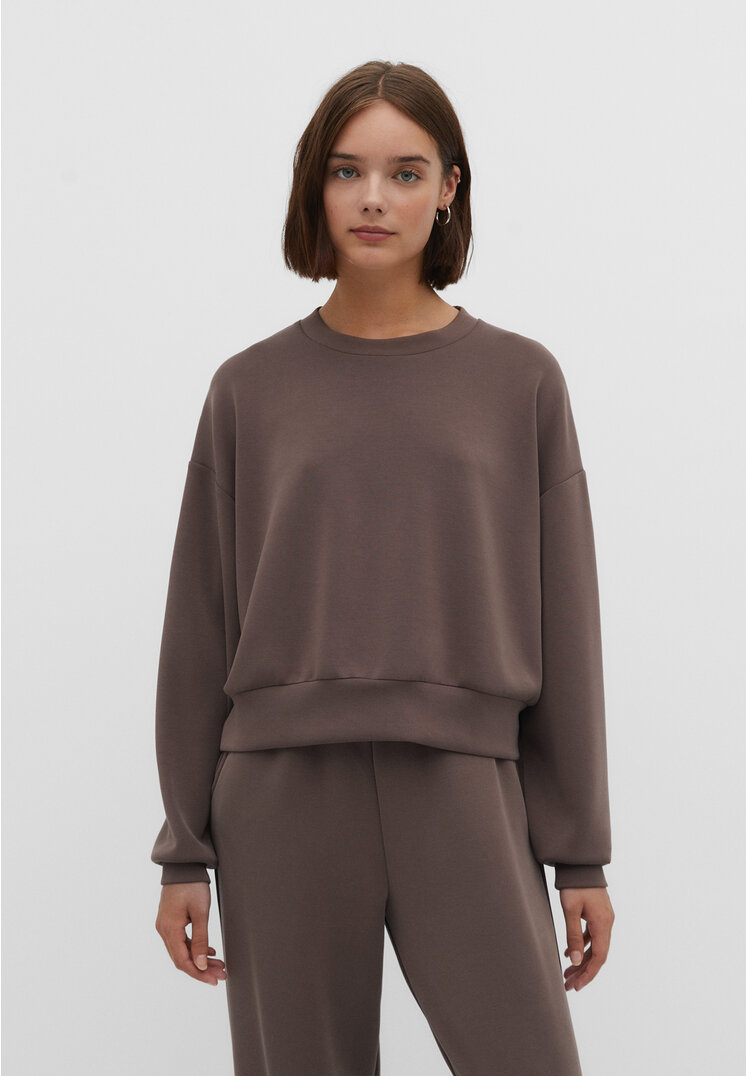 

Stradivarius Weiches Sweatshirt aus Modal Braun L
