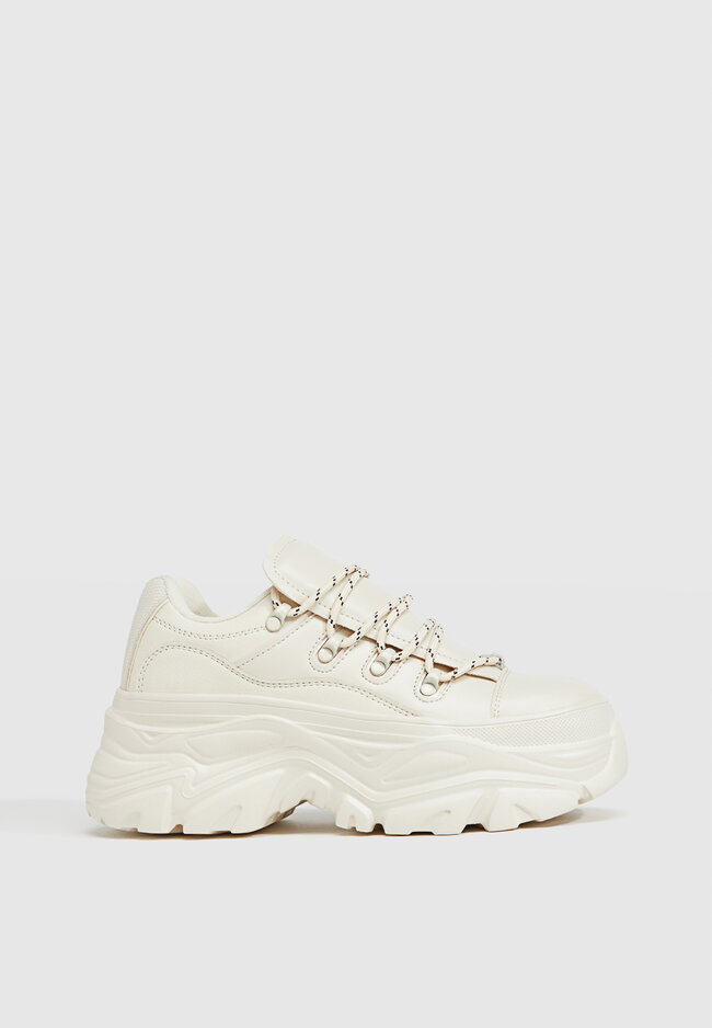 Stradivarius chunky store sole sneaker