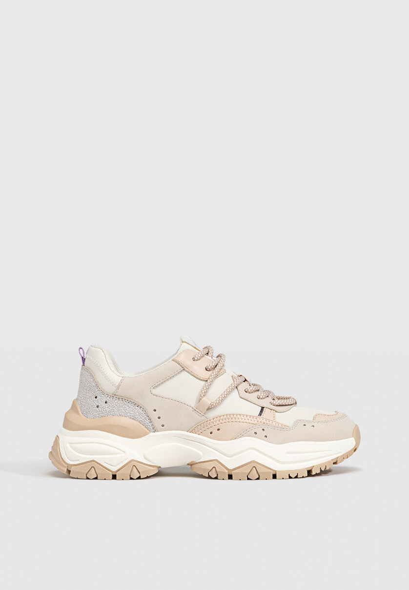 Stradivarius platform hotsell sneakers
