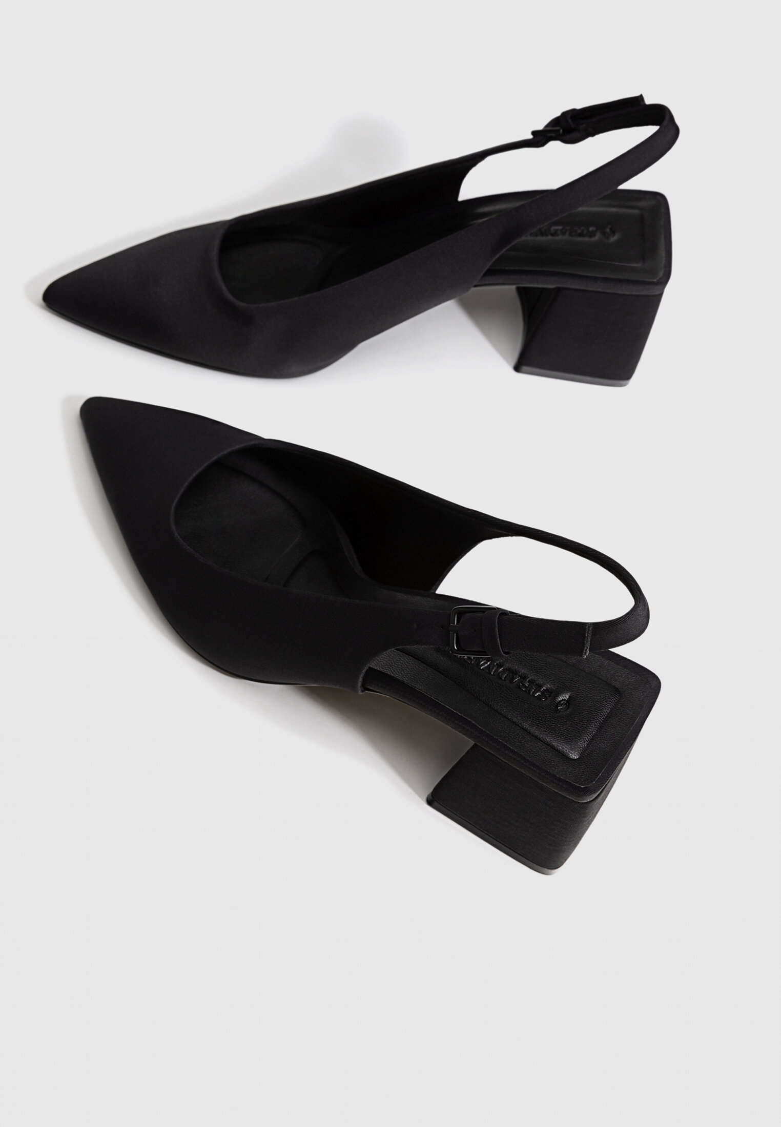 Escarpins ouverts l arri re Mode femme Stradivarius Maroc