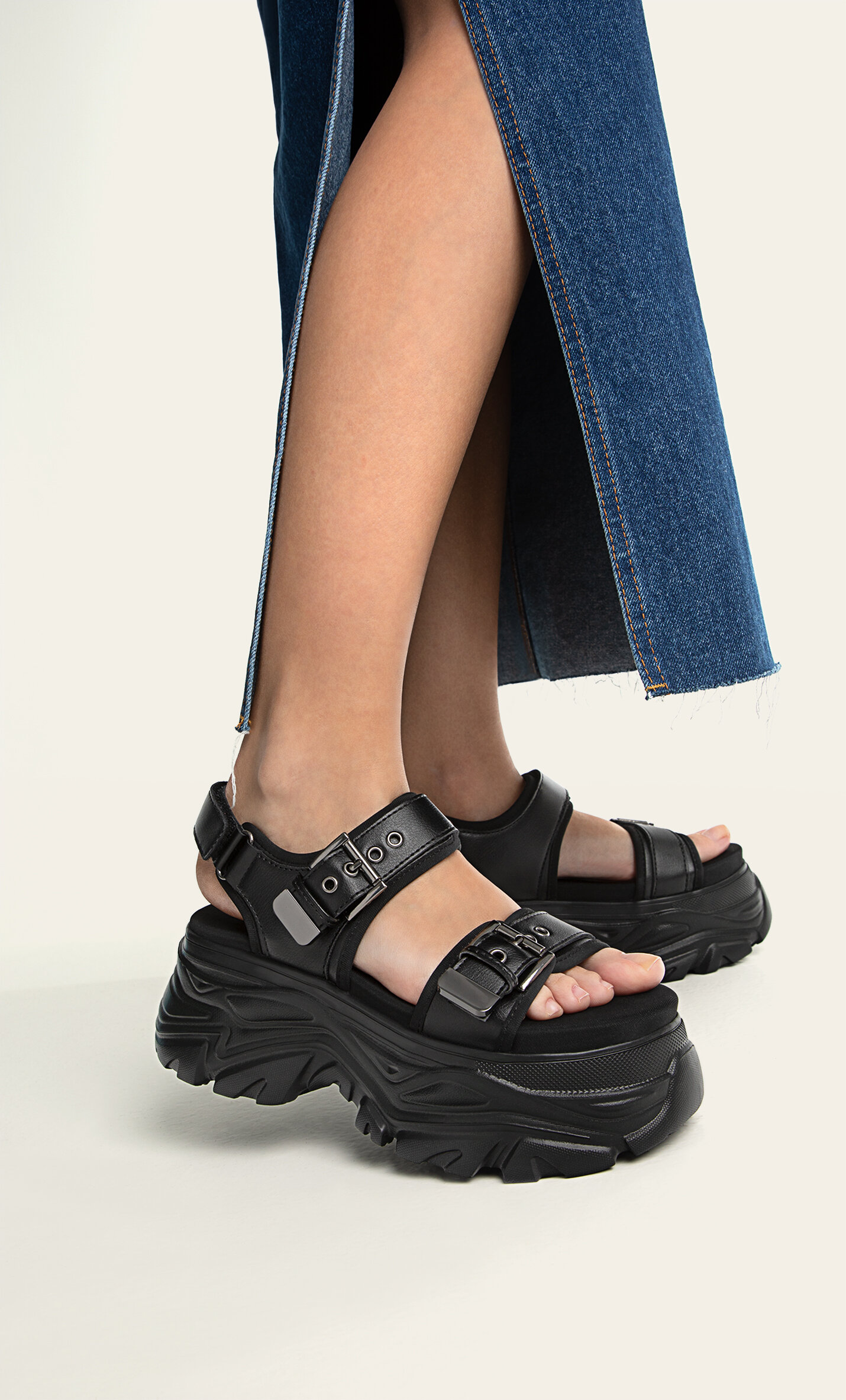 Sandalias plataforma stradivarius deals