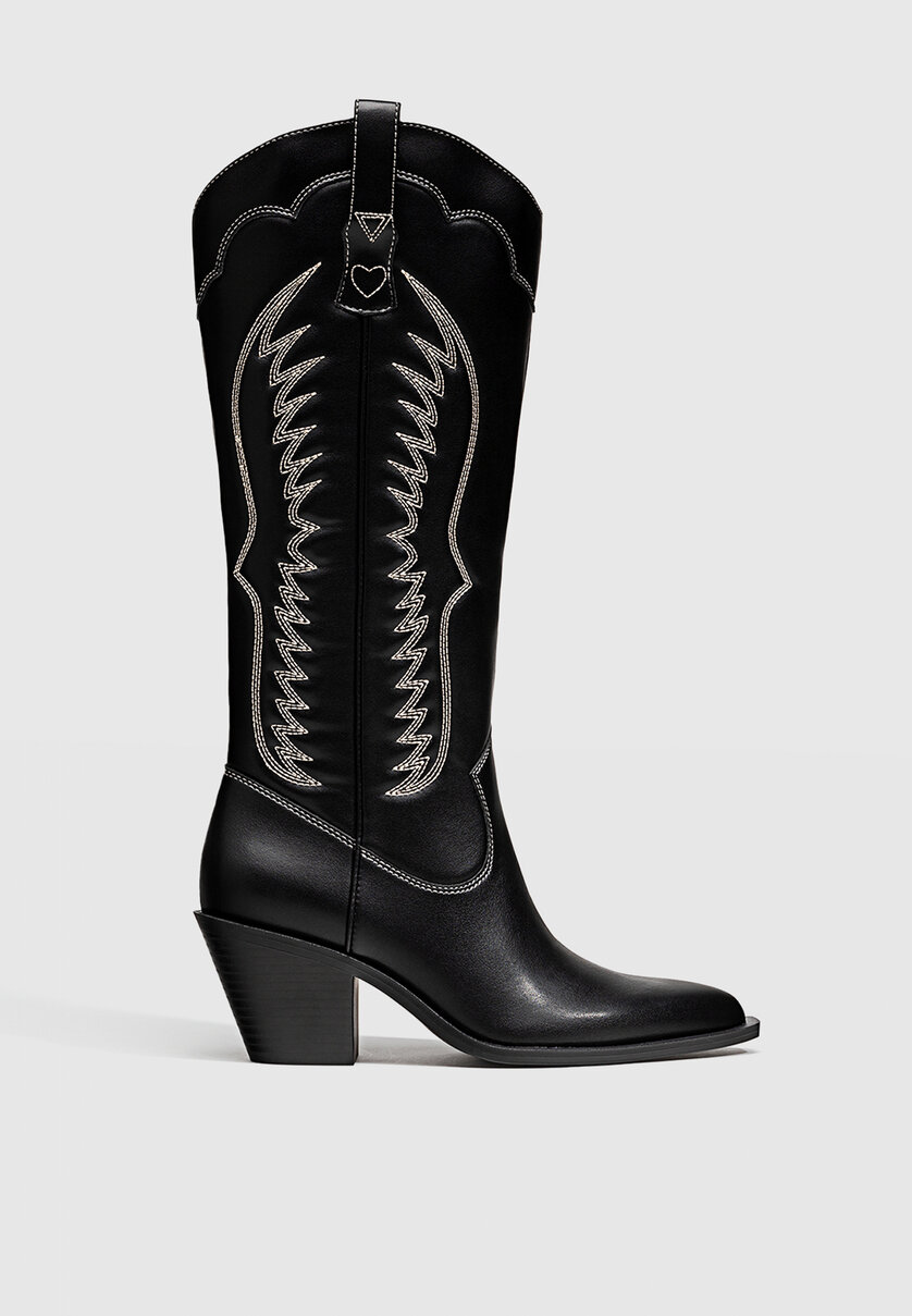 Stradivarius cheap cowboy boots