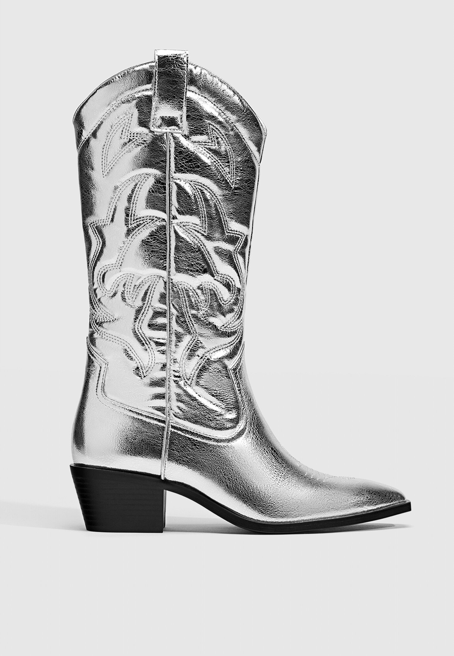 Metallic boots discount