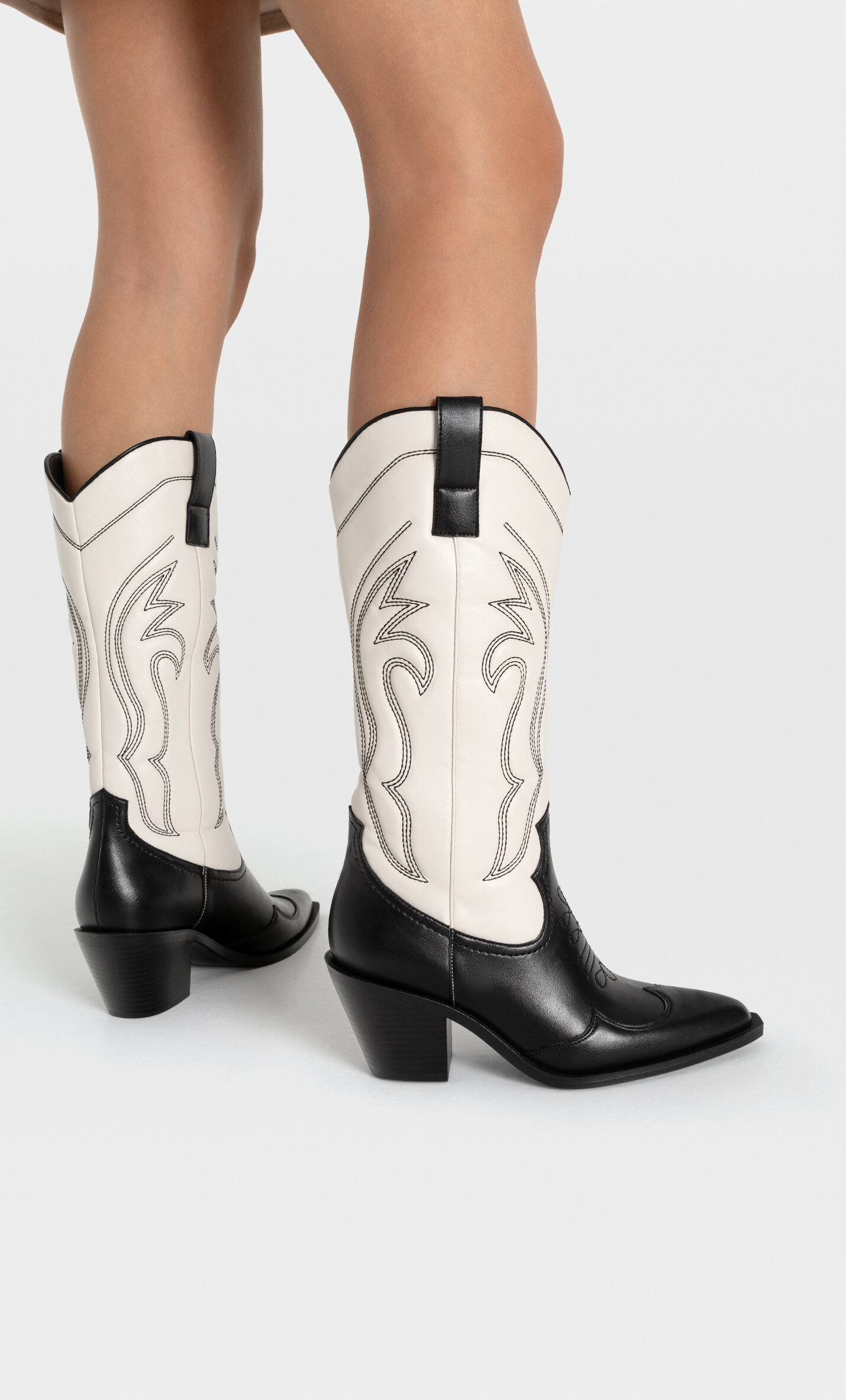 Embellished cowboy boots top