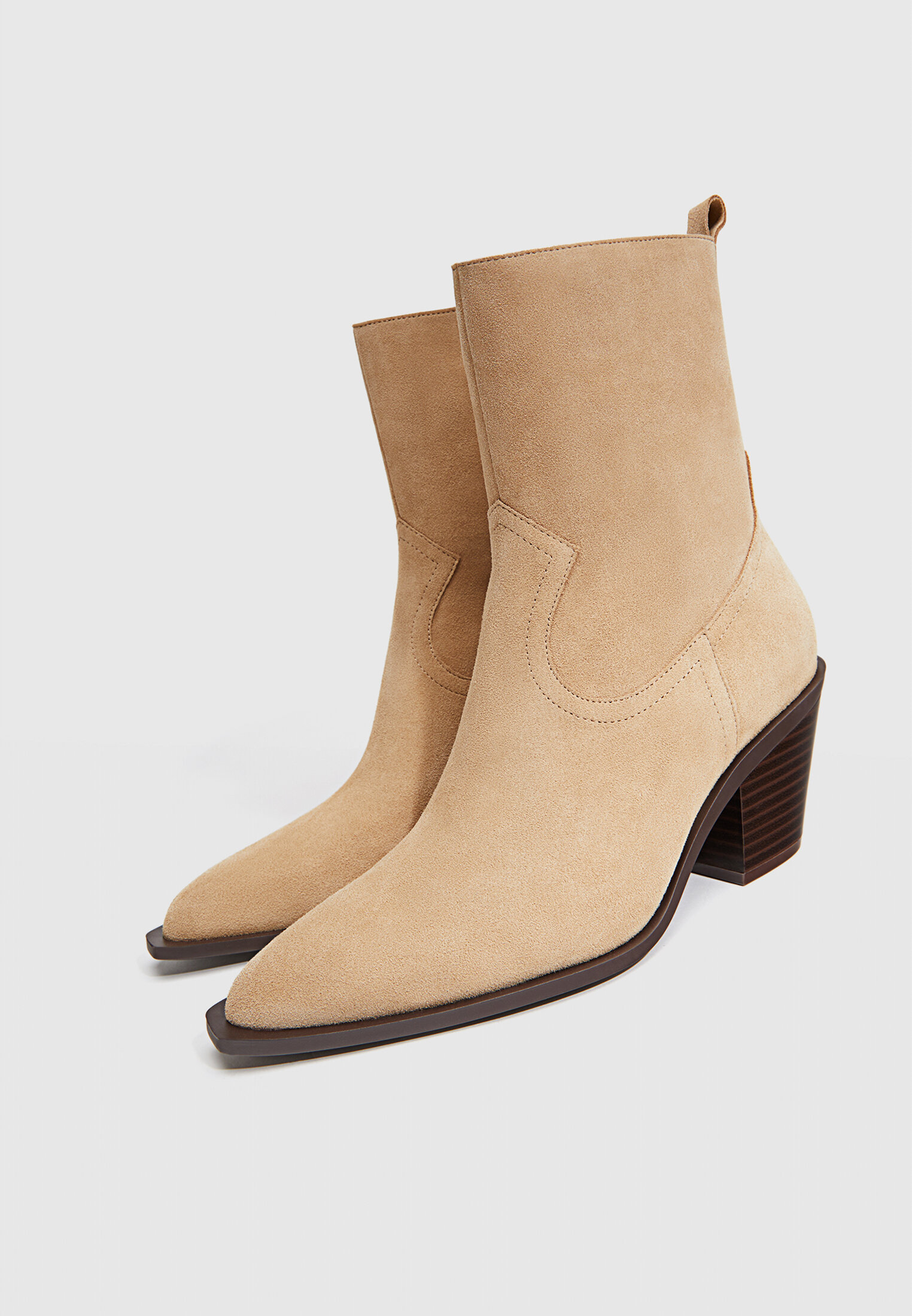 Botines piel stradivarius deals