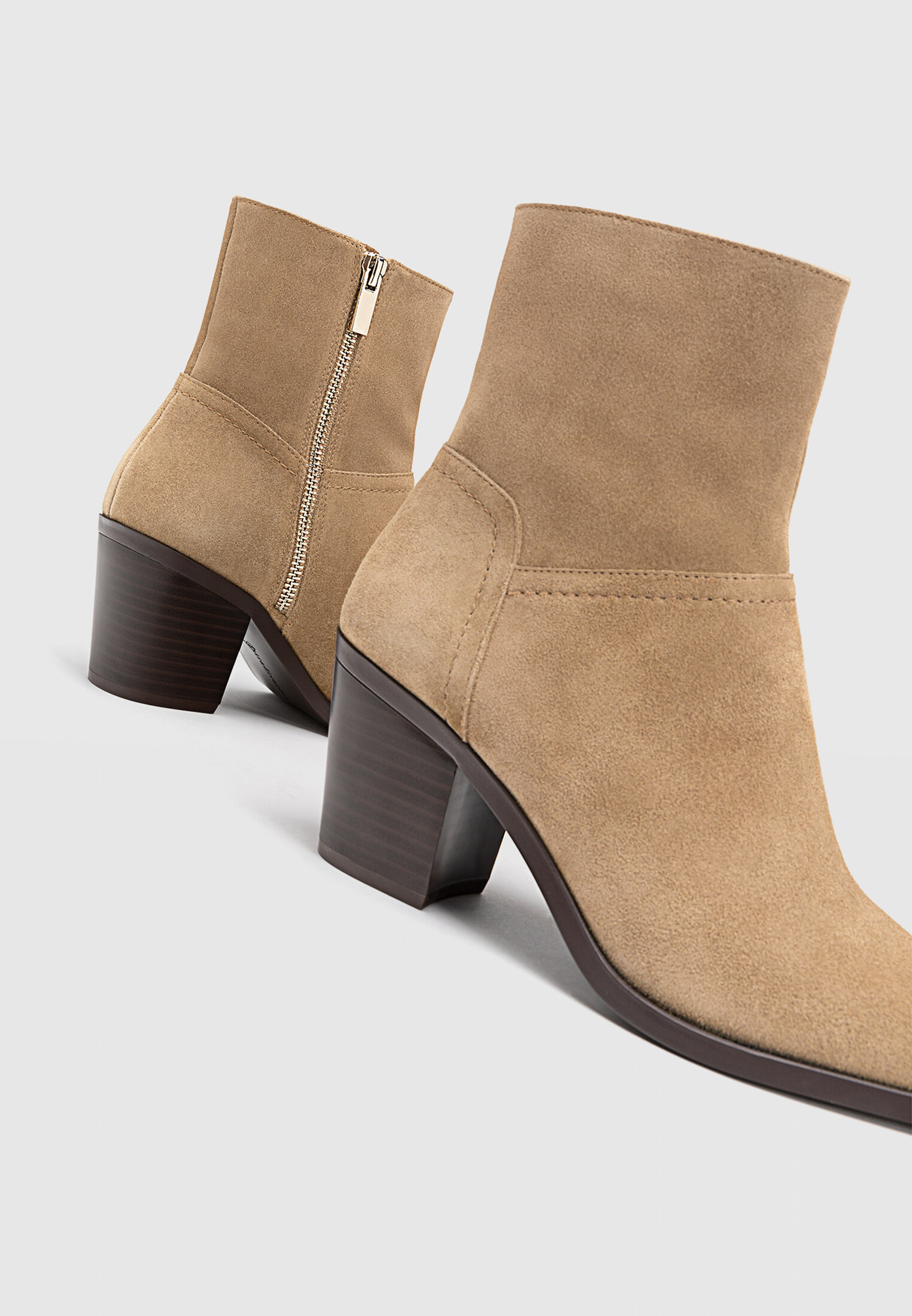 Botines piel stradivarius deals