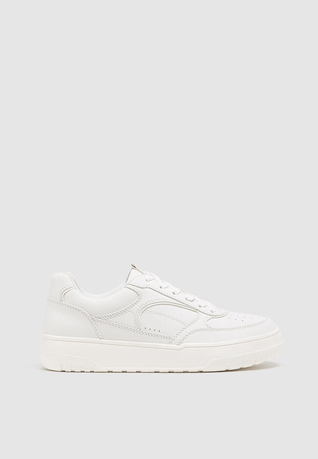 

Stradivarius Weiße Sneaker WEISS 40