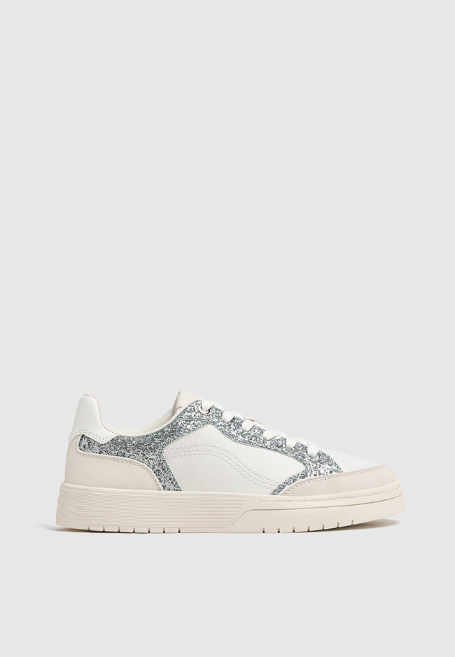 

Stradivarius Brokatowe buty sportowe w stylu casual Dwukolorowy 38