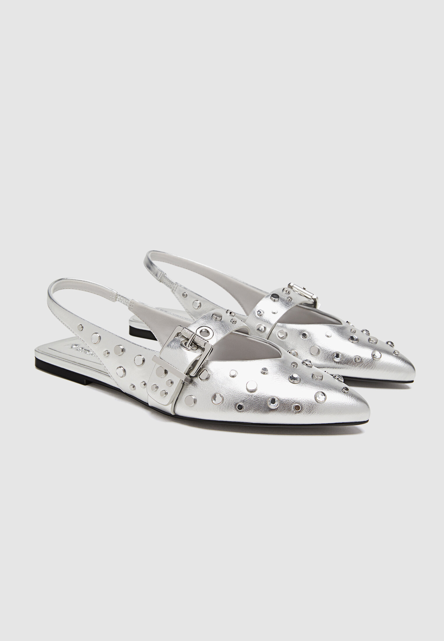 Flats plateados hotsell