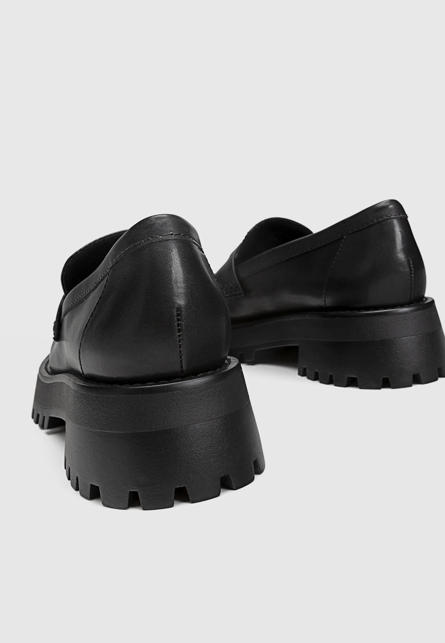 Loafers with track soles