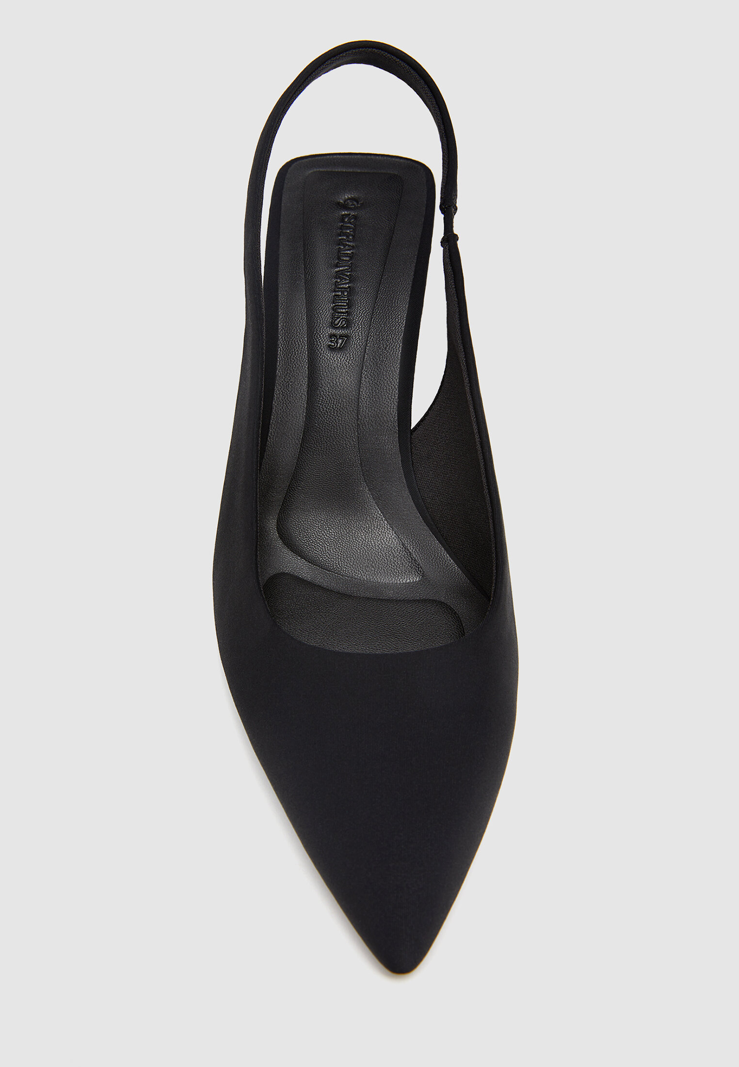 Black sales slingback pumps