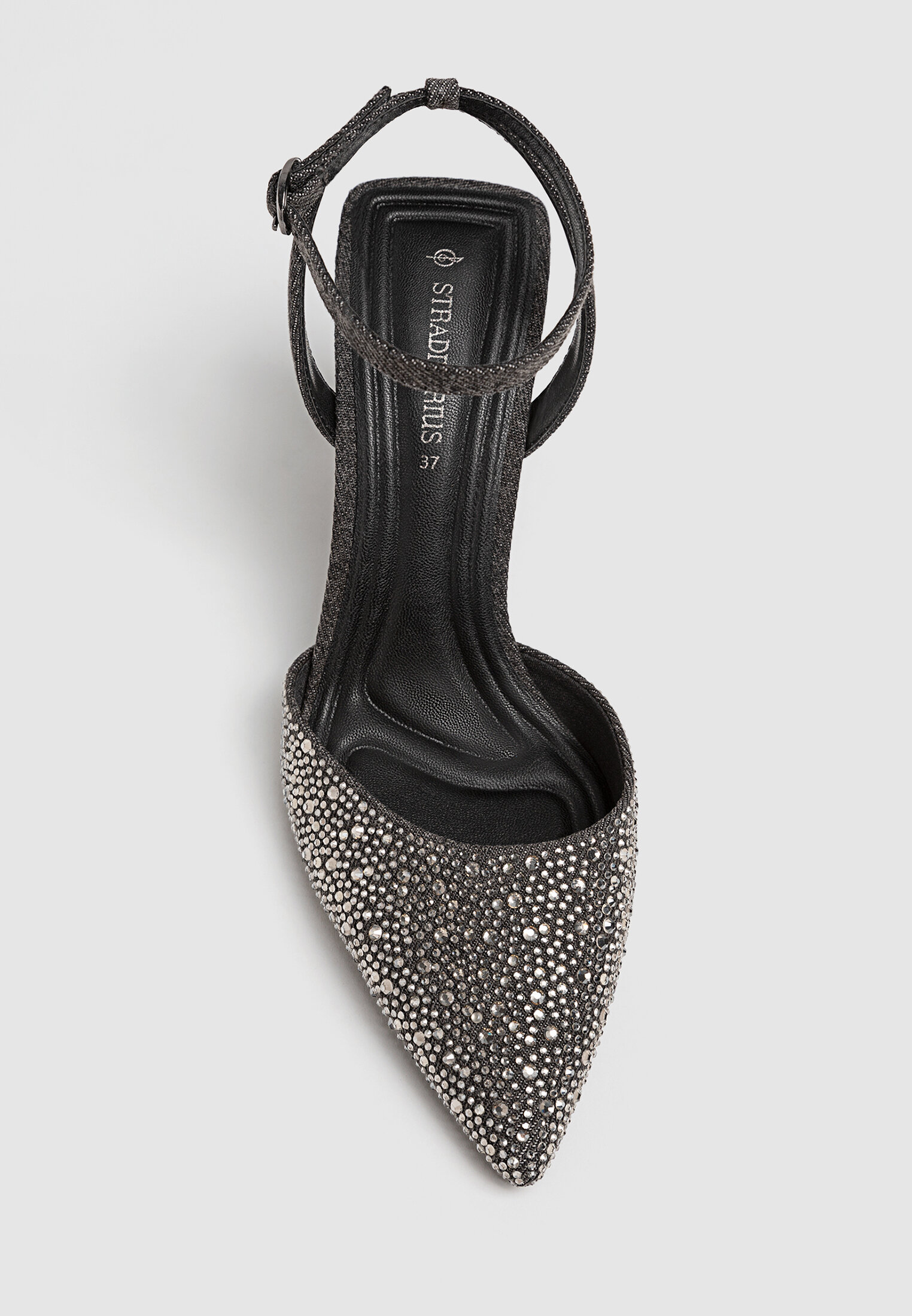 Denim shoes with rhinestones clearance