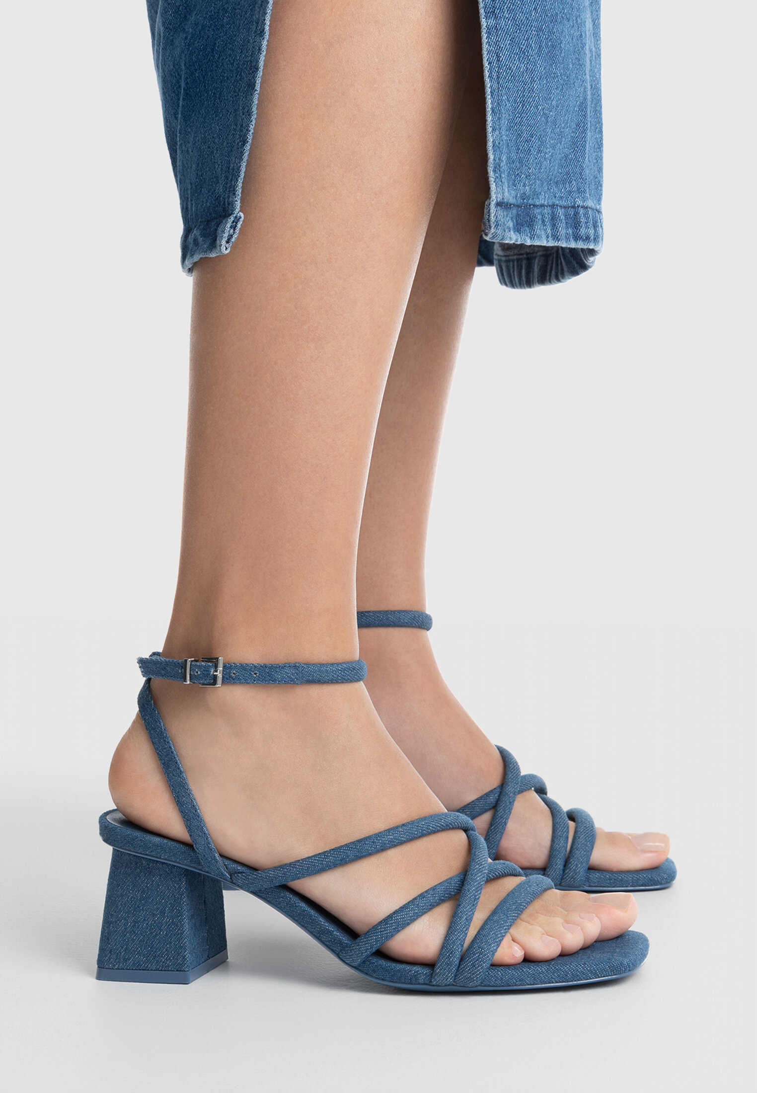 Sandales en jean hot sale femme