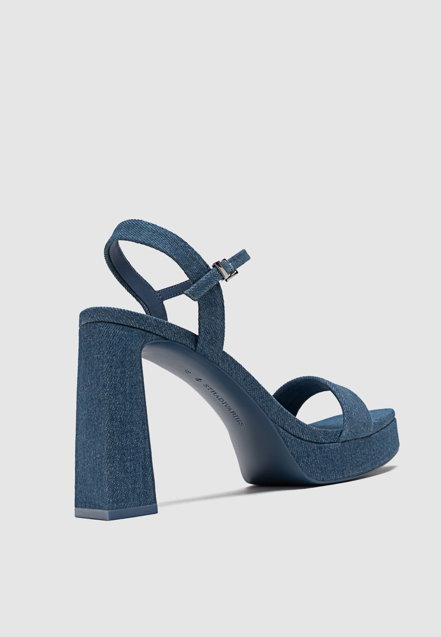 Sandalias plataforma denim