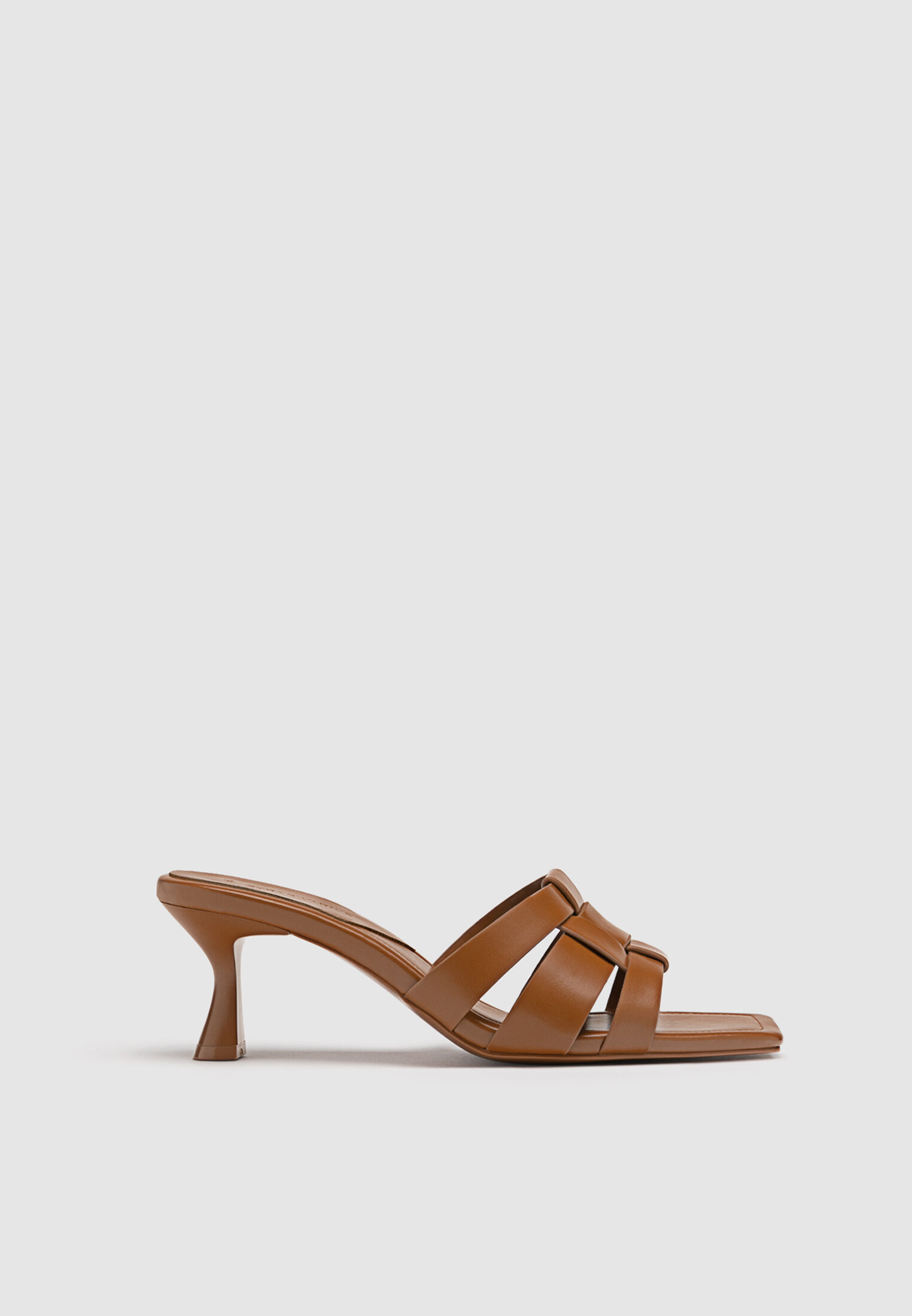 Sandale clearance talon marron