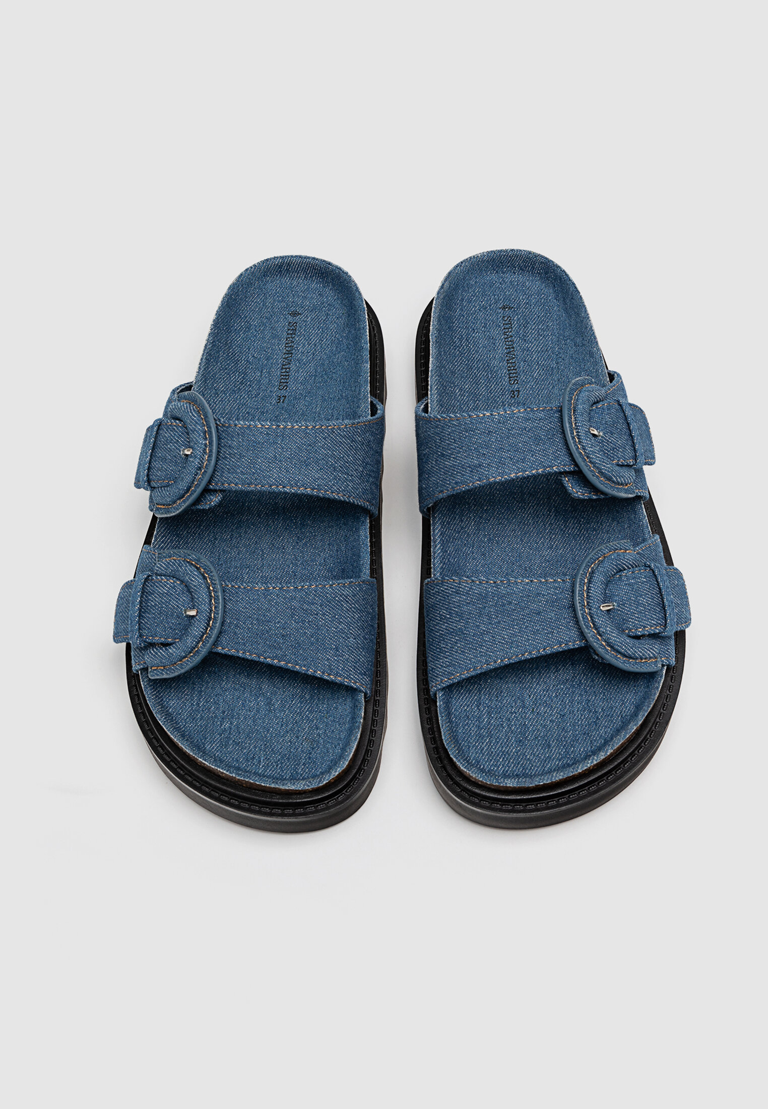 Women's denim sales sandals