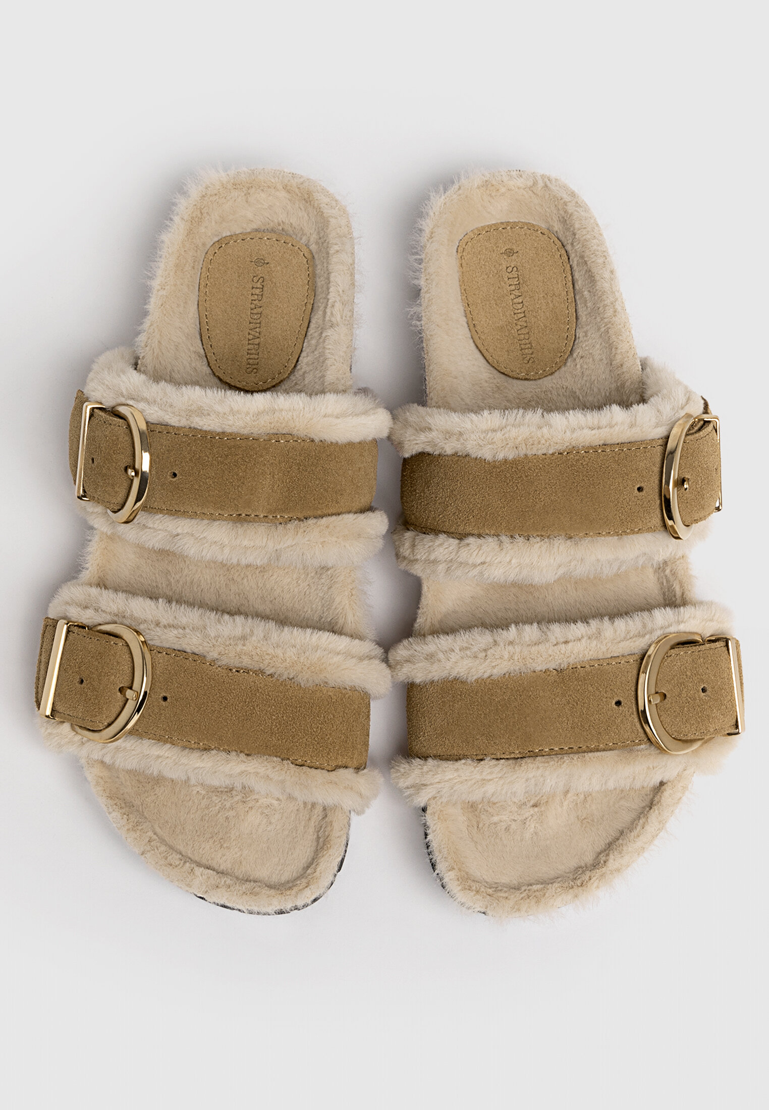 Sandalias top con pelo