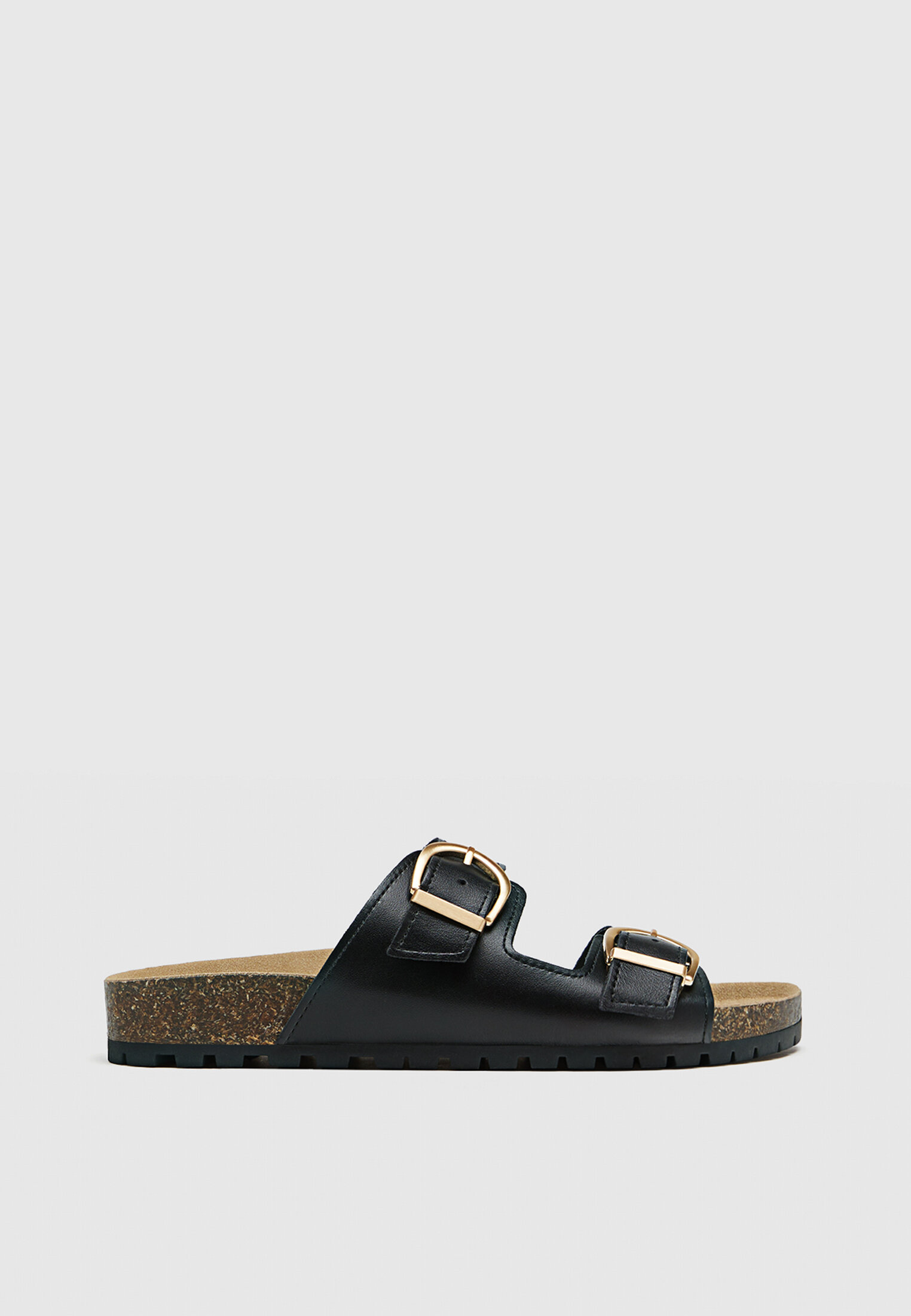 Sandalia store plana stradivarius