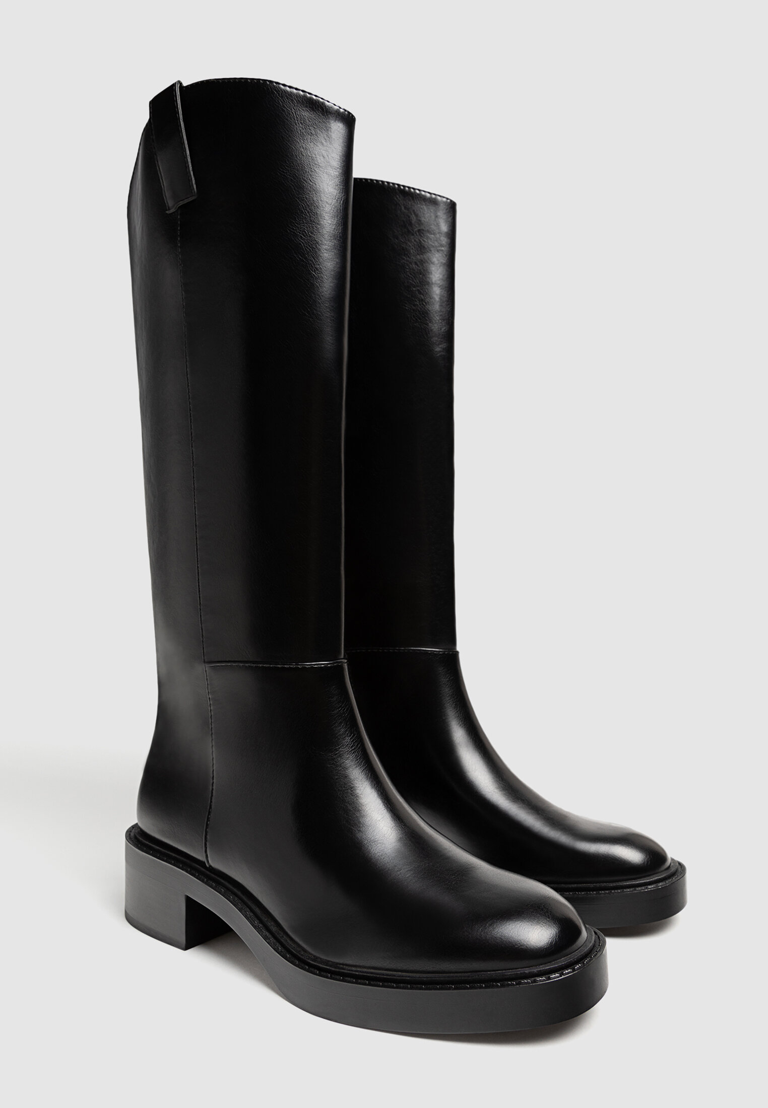 Flat cheap riding boot