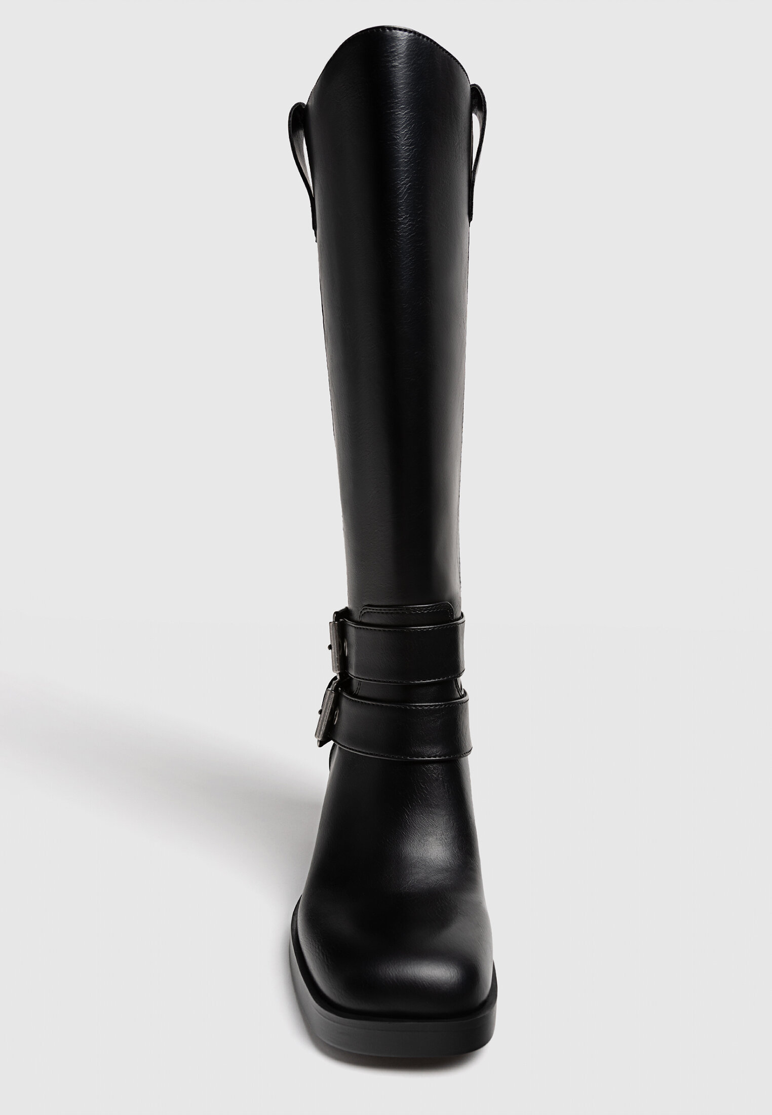 Botas tac n biker hebillas negras