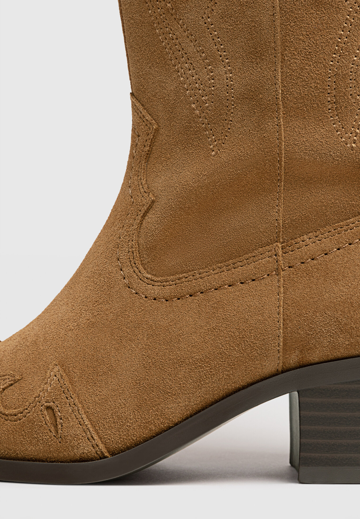 Botines outlet marrones stradivarius