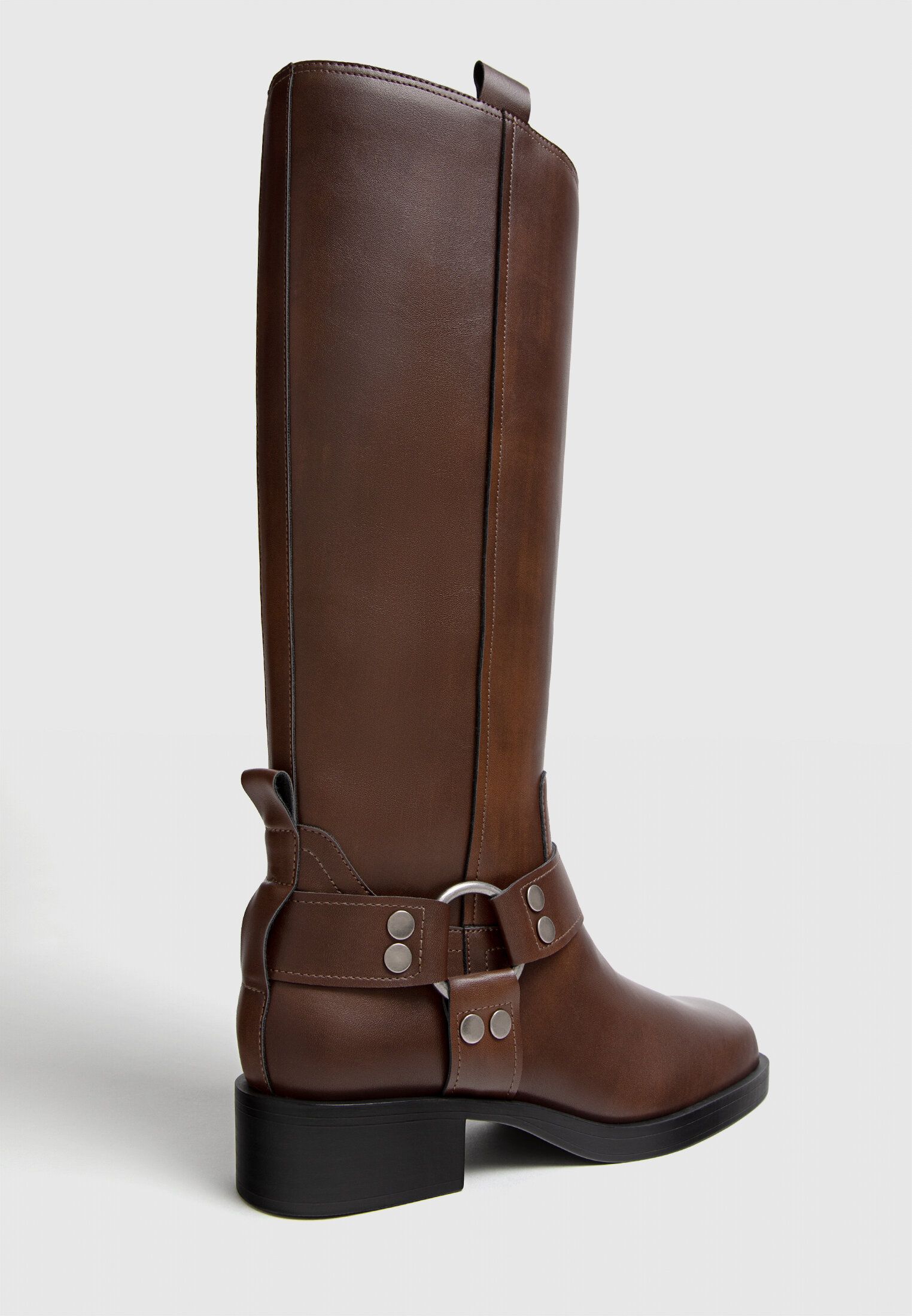 Botas marrones stradivarius store