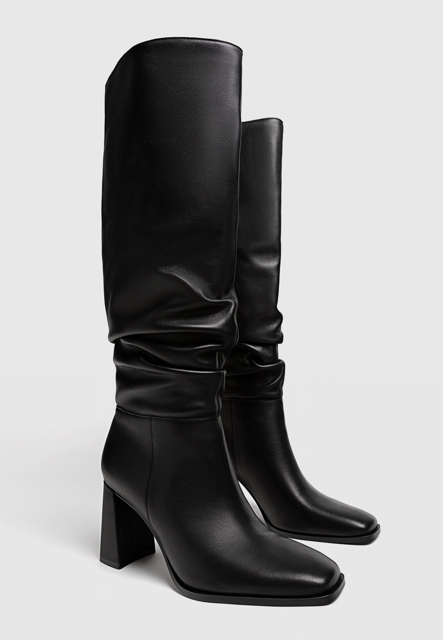 Tall cheap heel boots