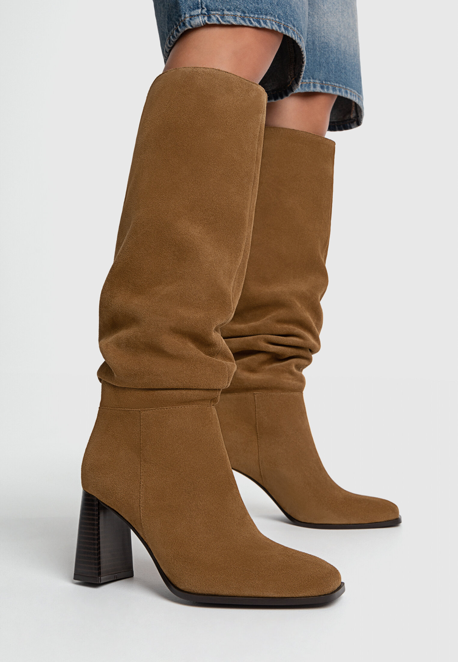 Bottes deals stradivarius marron