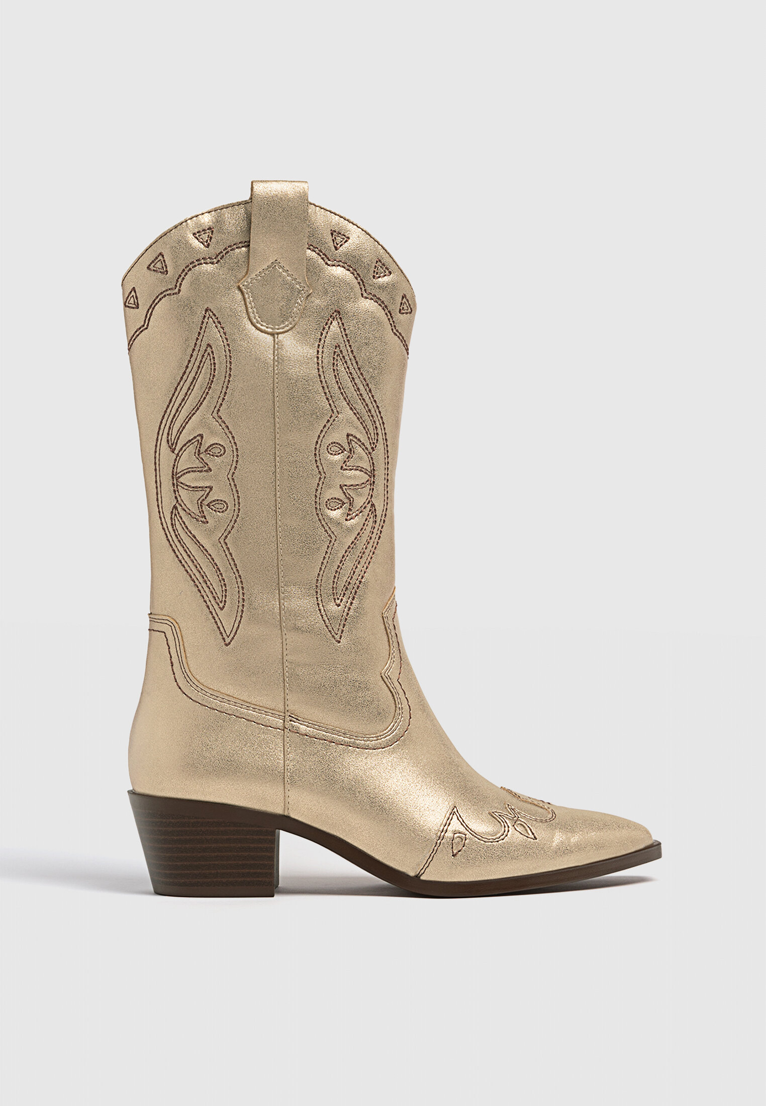 Botas cowboy tac n doradas